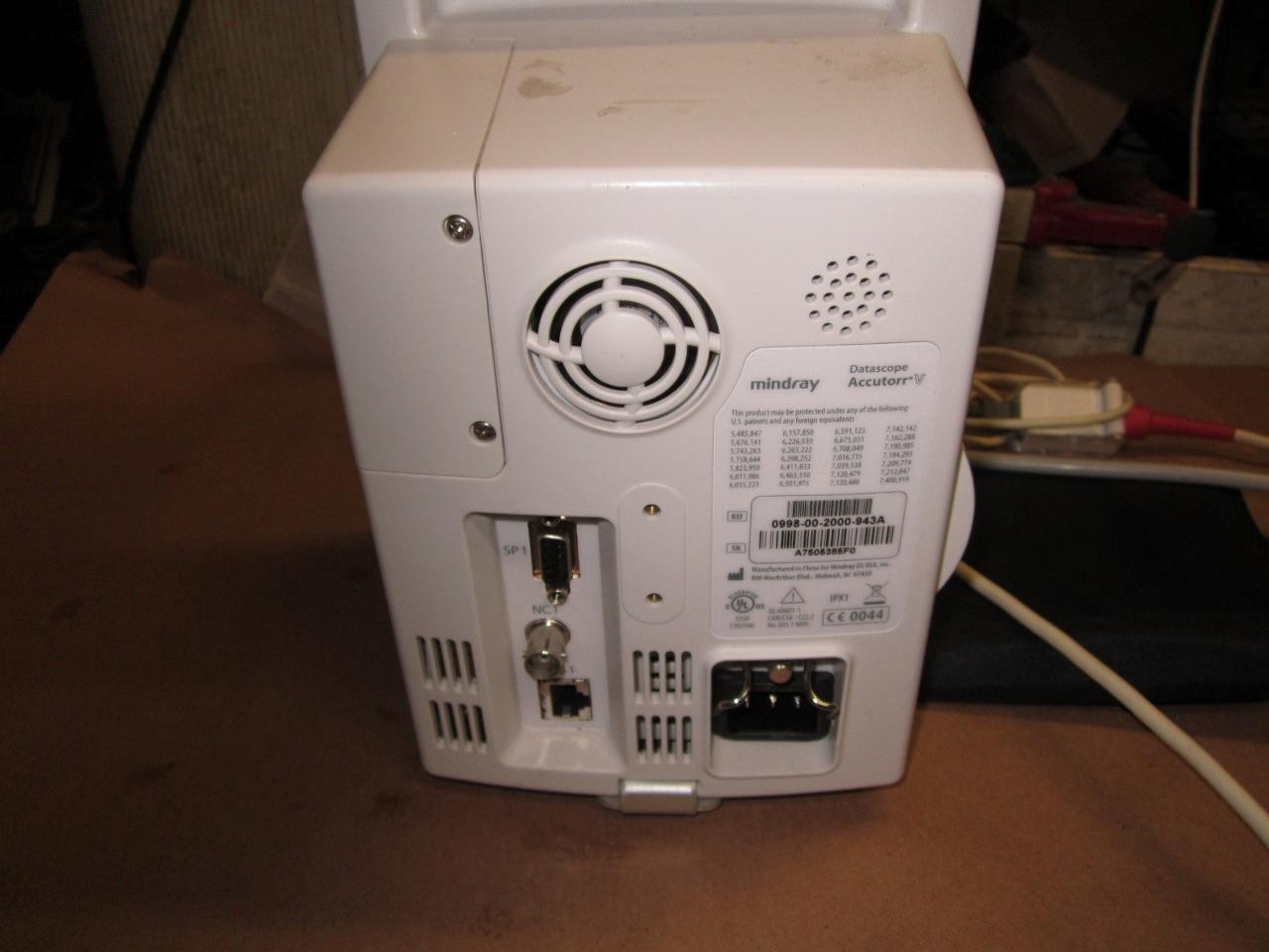 Mindray Accutorr V Patent Monitor masimo spo2 nibp printer recorder