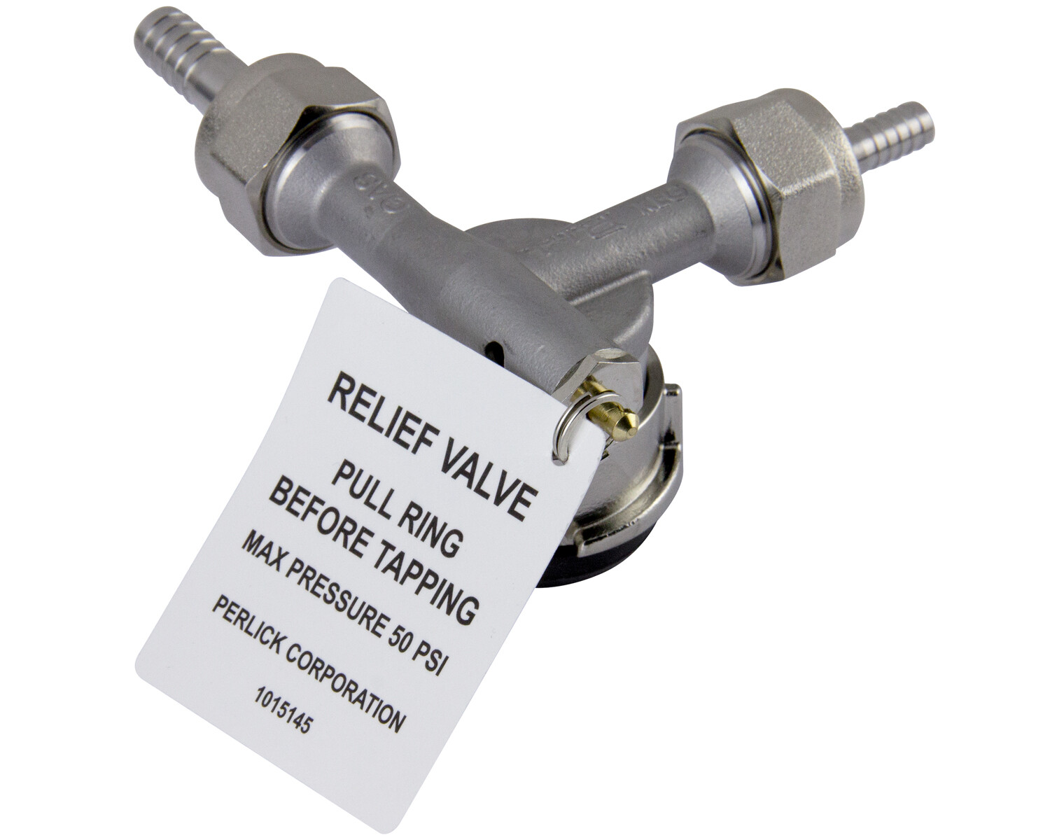 Perlick Lo-Boy Low Profile D System Keg Tap Coupler – 304 Stainless Steel