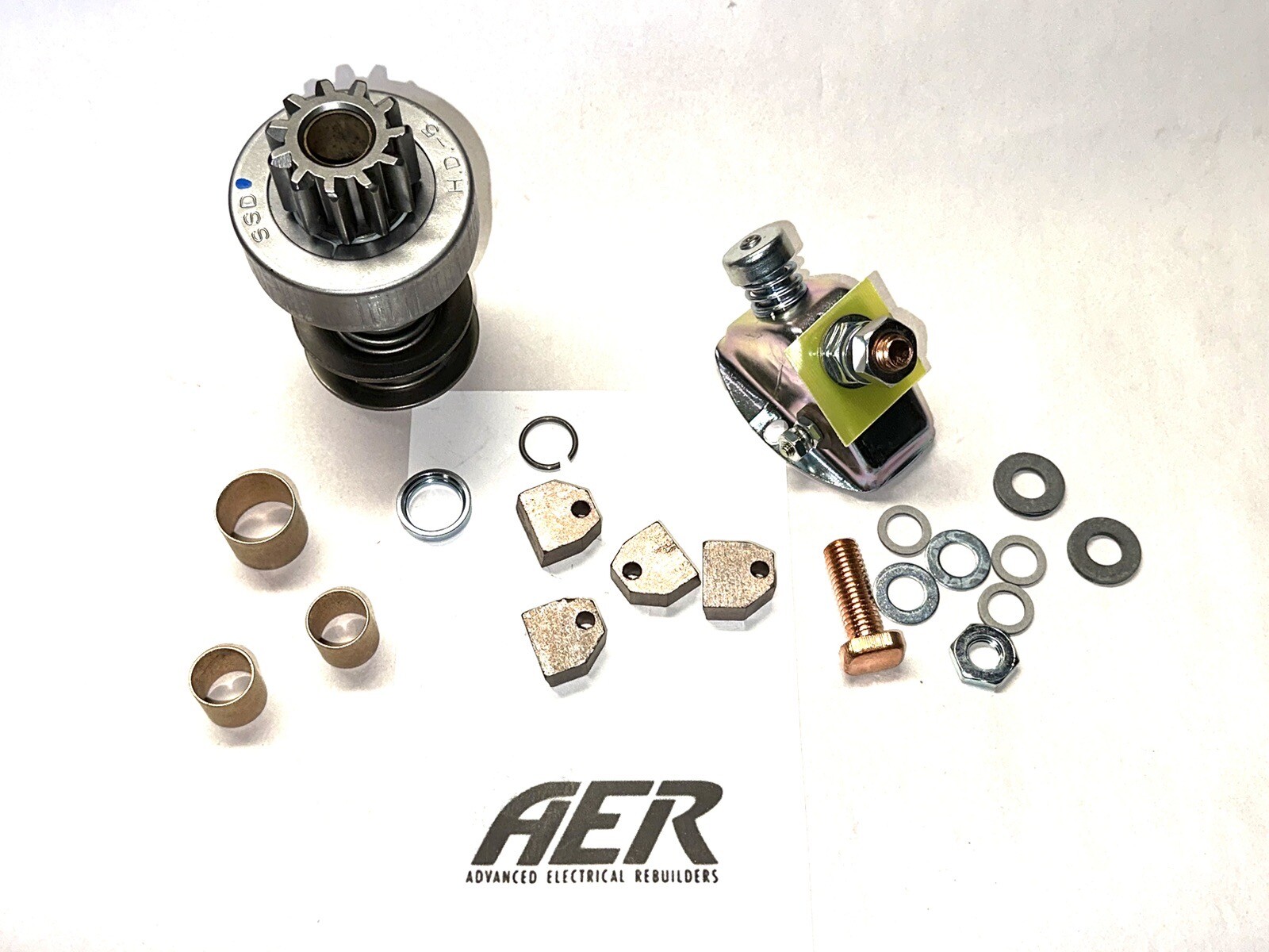 1960 John Deere 60 620 Delco 1113041 Starter Repair Rebuild Kit Drive Switch
