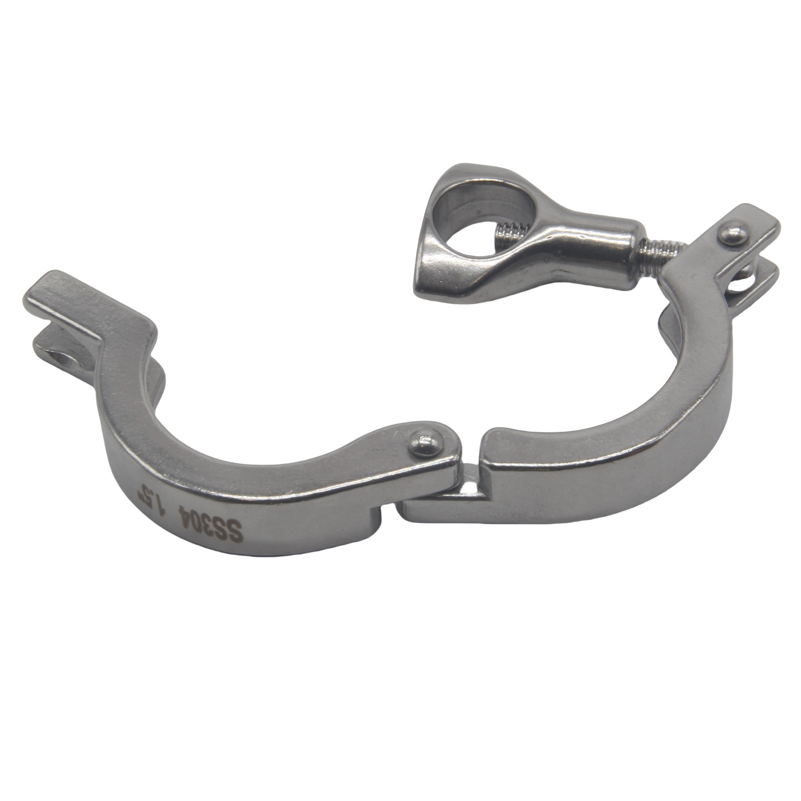 1.5″ Sanitary Tri Clamp, Stainless Steel 304, Single Pin Heavy Duty