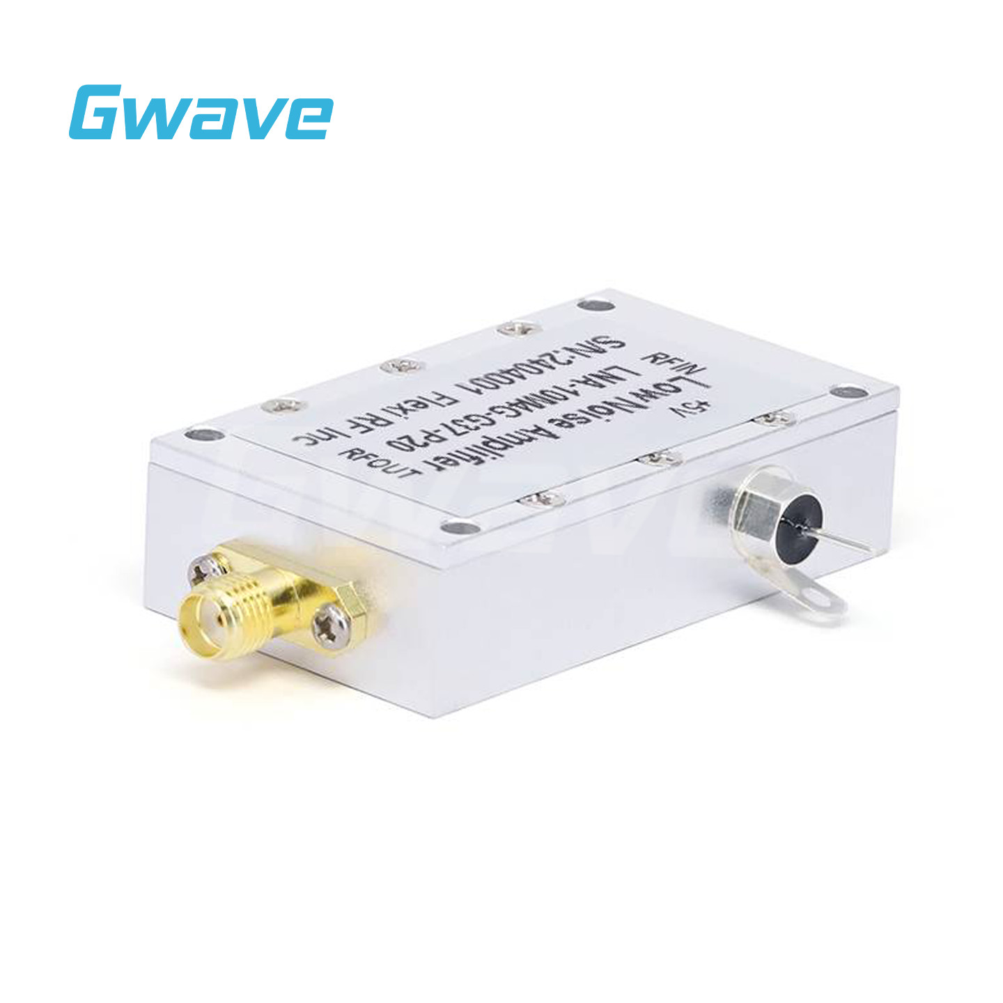 SMA Female Low Noise Amplifier (LNA), 37dB Gain, 0.8dB Noise Figure, 0.01 – 4GHz