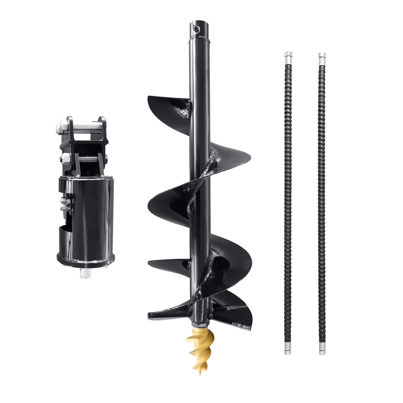 100cm Hydraulic Auger Post Hole Drill Attachment for 1-1.8 Ton Mini Excavator