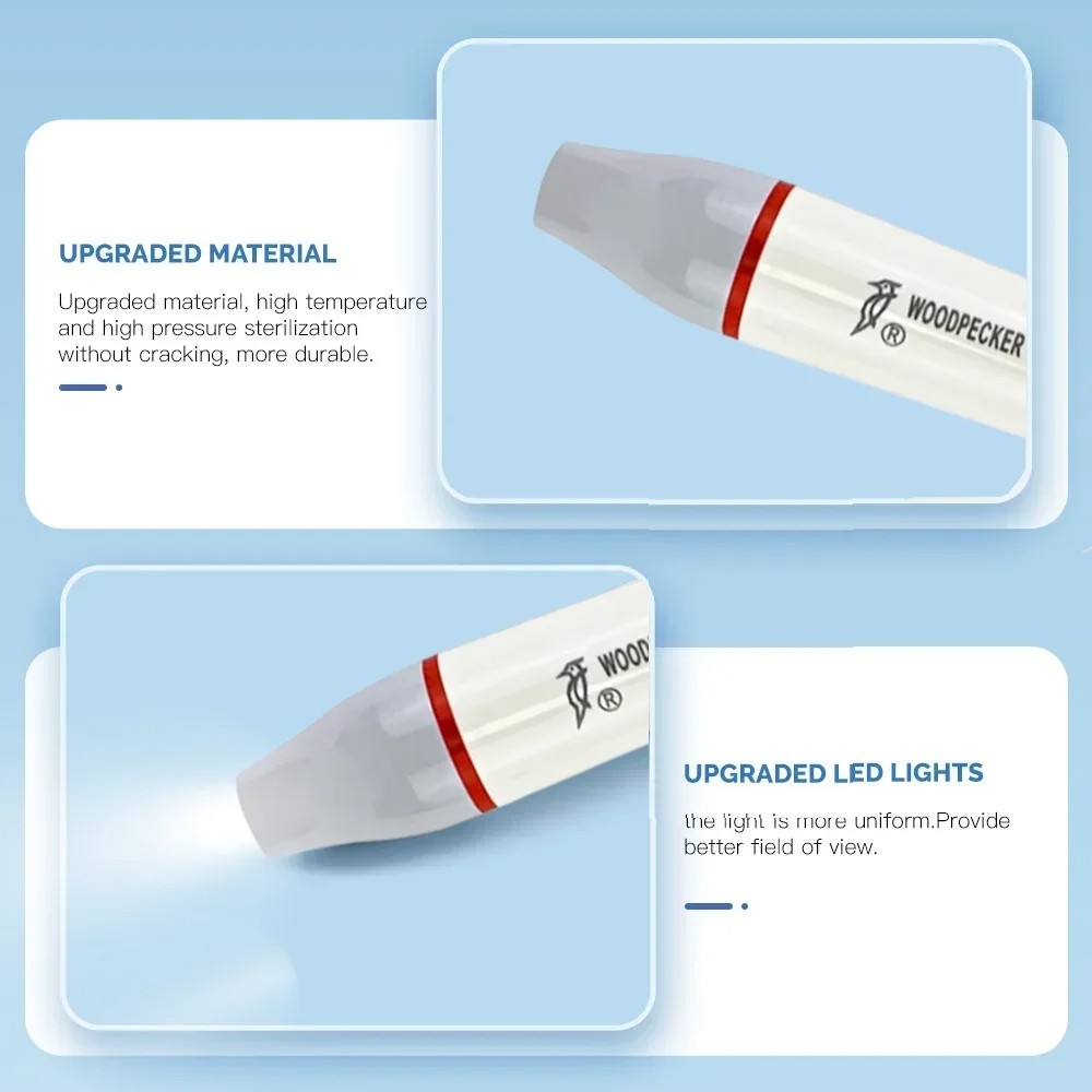 Woodpecker Ultrasonic Piezo Scaler Handpiece HW-5L LED HW-3H Tips for Clinic