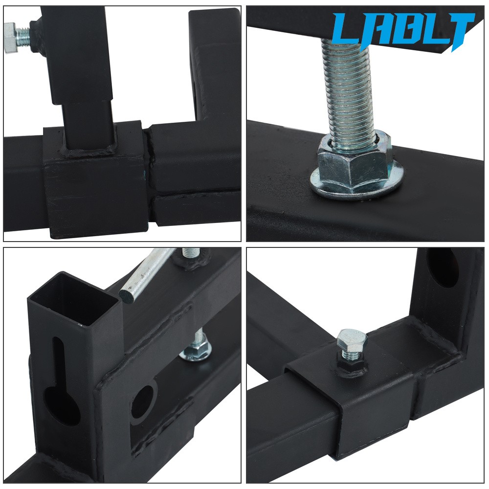 LABLT 60″ Clamp On Pallet Forks Tractor Bucket With Adjustable Stabilizer Bar