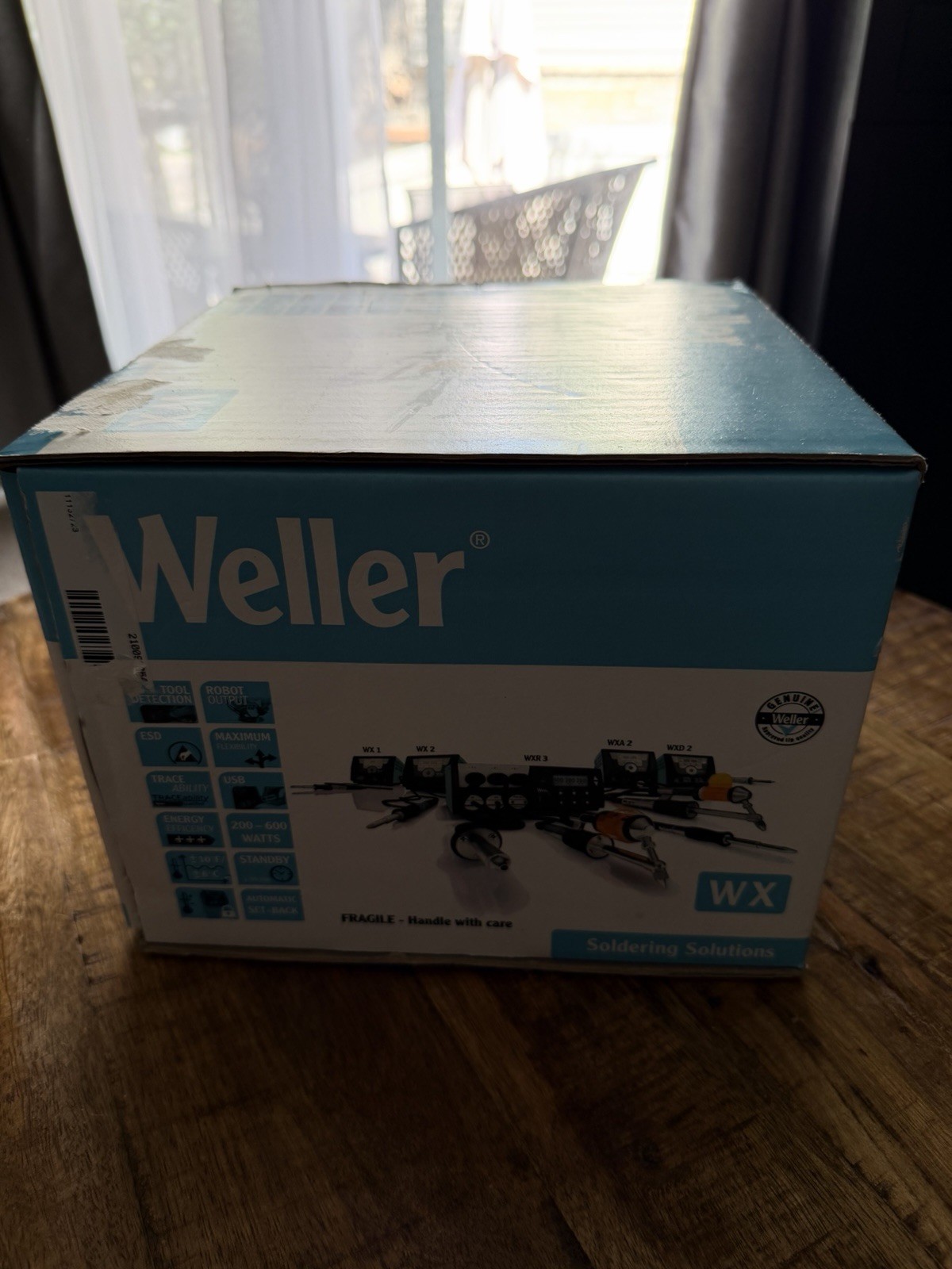Weller WX2 Blue Black Wired 120/24V 2-Channel Digital Soldering Power Unit