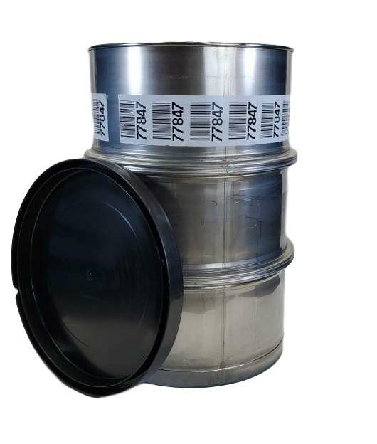 Used 55 gallon Stainless Steel Barrel Drum Open Top 316 Sanitary #1