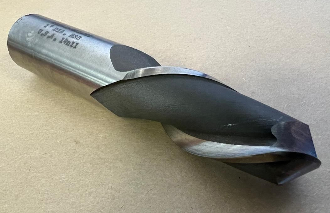 REGAL-BELOIT END MILL 1″ DIA 4.75″OAL 2 FLUTE BALL HSS LH 14n11 MADE IN USA