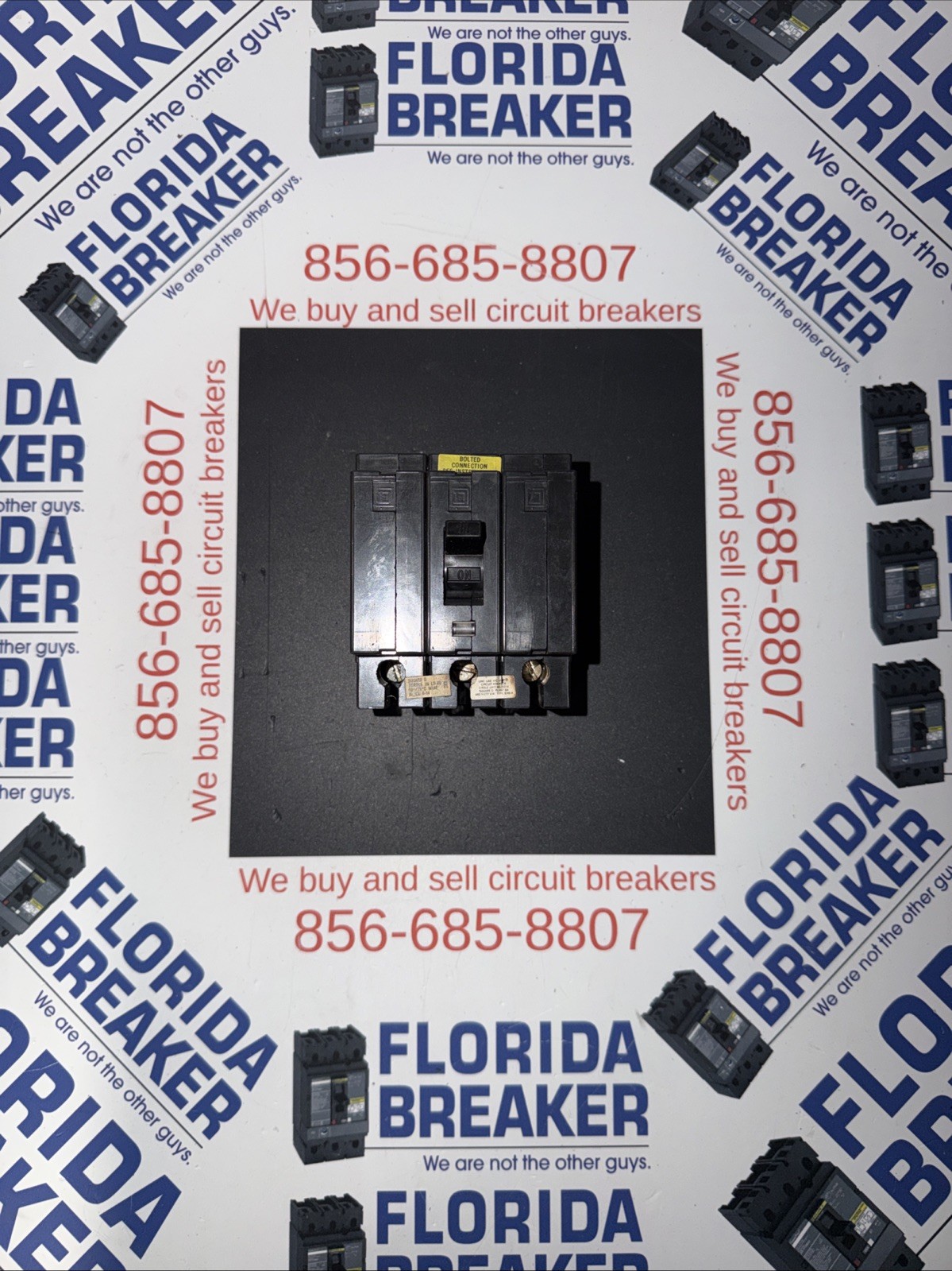 SQUARE D EHB34030 3 POLE 30 AMP 480V CIRCUIT BREAKER