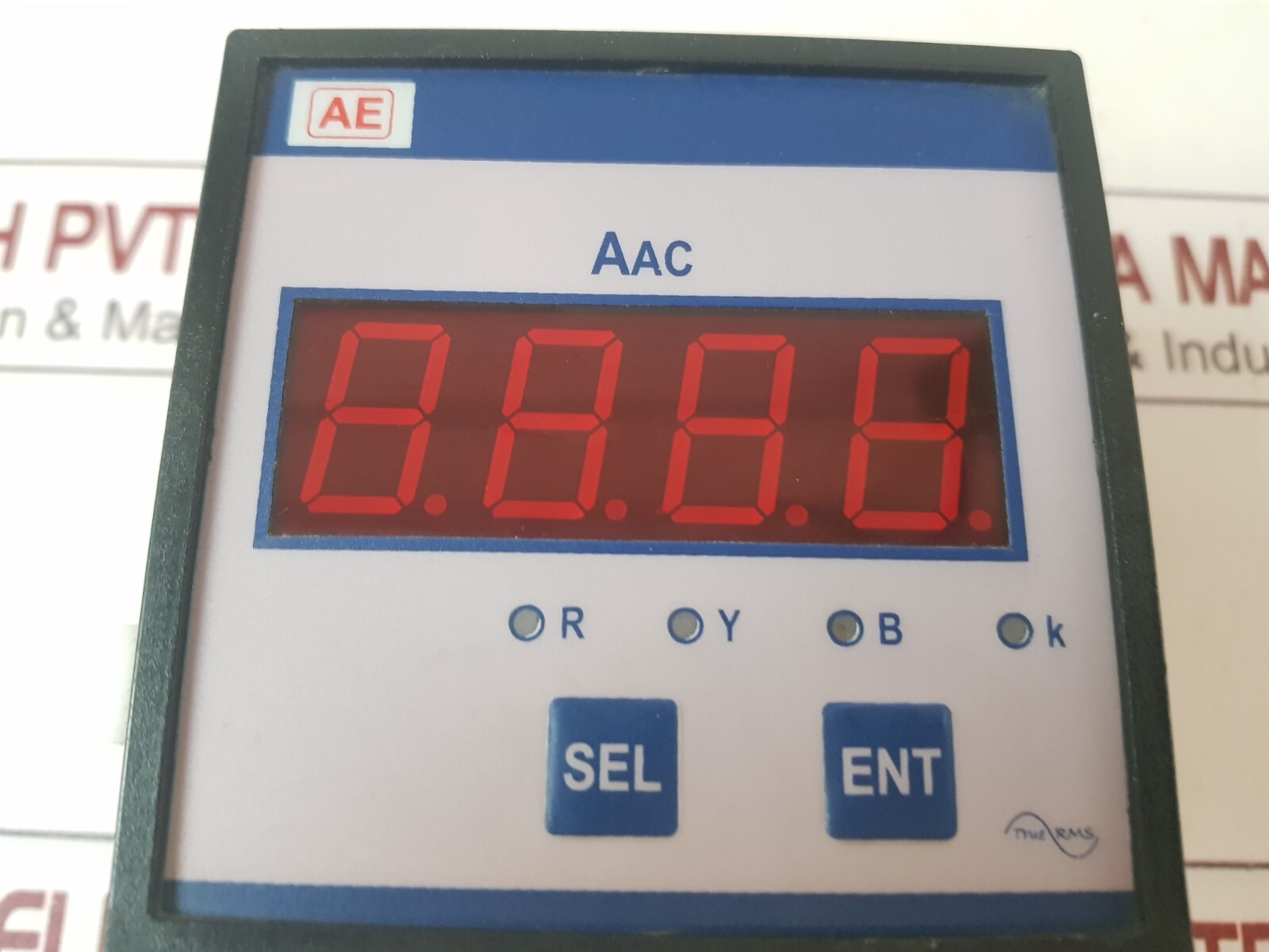 Automatic electric ass96d digital a.c.ammeter 0-600.0 aac