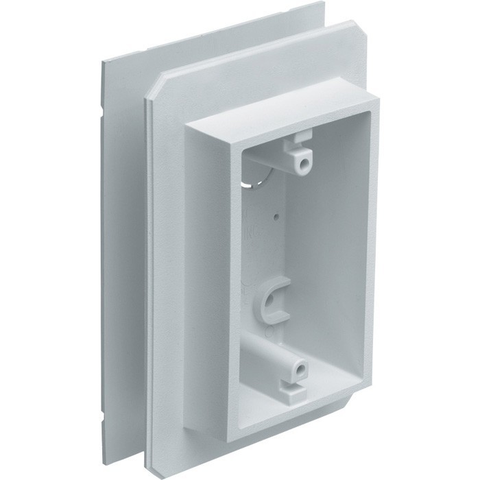 2-pack FS8091F Textured Plastic 1-Gang Weatherproof Outlet FS Box 4.511″ x 6.5″