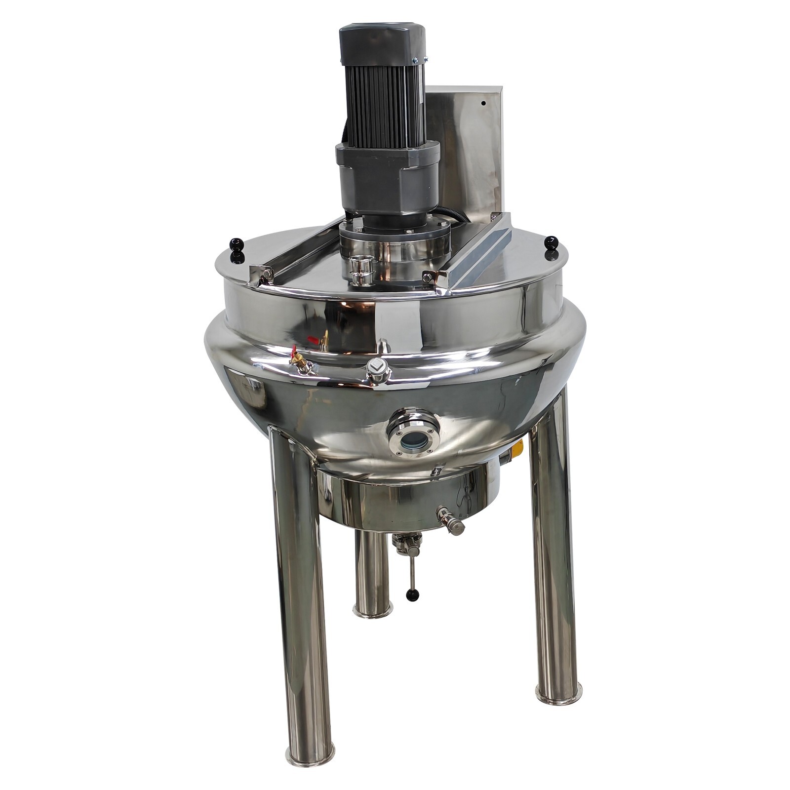 220V Jacketed Kettel Commercial Sandwich Pot Scraper100L 26.5Gal 27.6*18.1in Pot