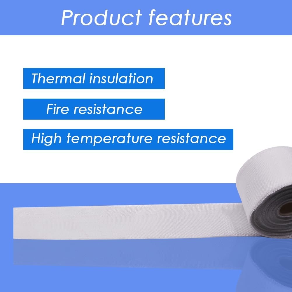 4 Inch x 99Ft Fiberglass Cloth Roll Non-Adhesive Woven Cloth Strip For Repair