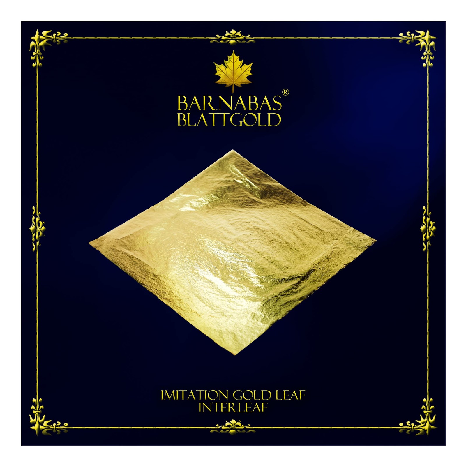 Imitation Gold Leaf, Loose Sheets [100 Sheets, 5.5 inch], Metal Foil Leaf for…