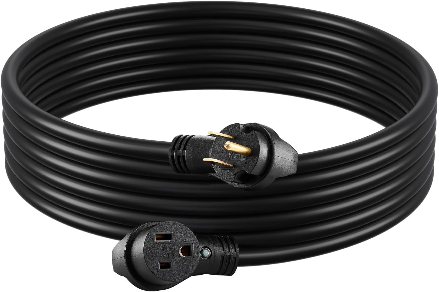50 Amp Generator Extension Cord 50 Feet, 250V 12500W Heavy Duty Power Cable, NEM