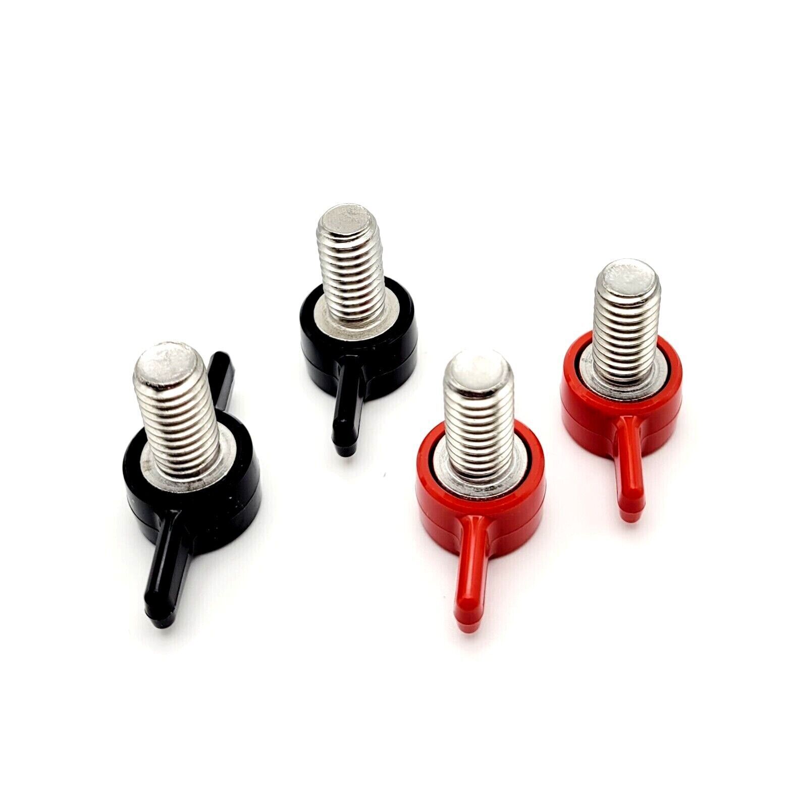 3/8″ x 3/4″ Thumb Screw T Bolts Plastic Butterfly Knob Red or Black Stainless