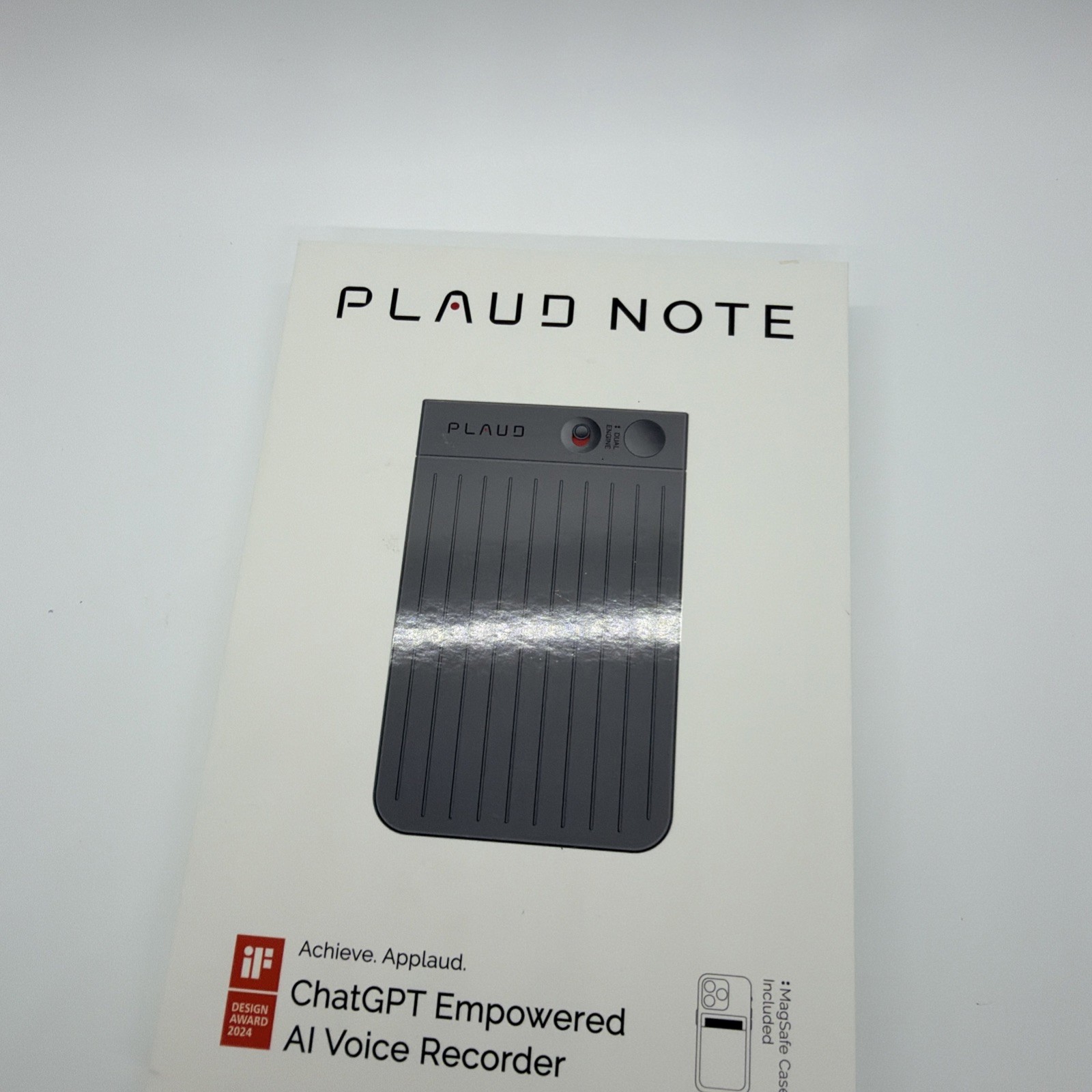 Plaud Note Pro AI Voice Recorder, Transcribe & Summarize with AI. Openbox New