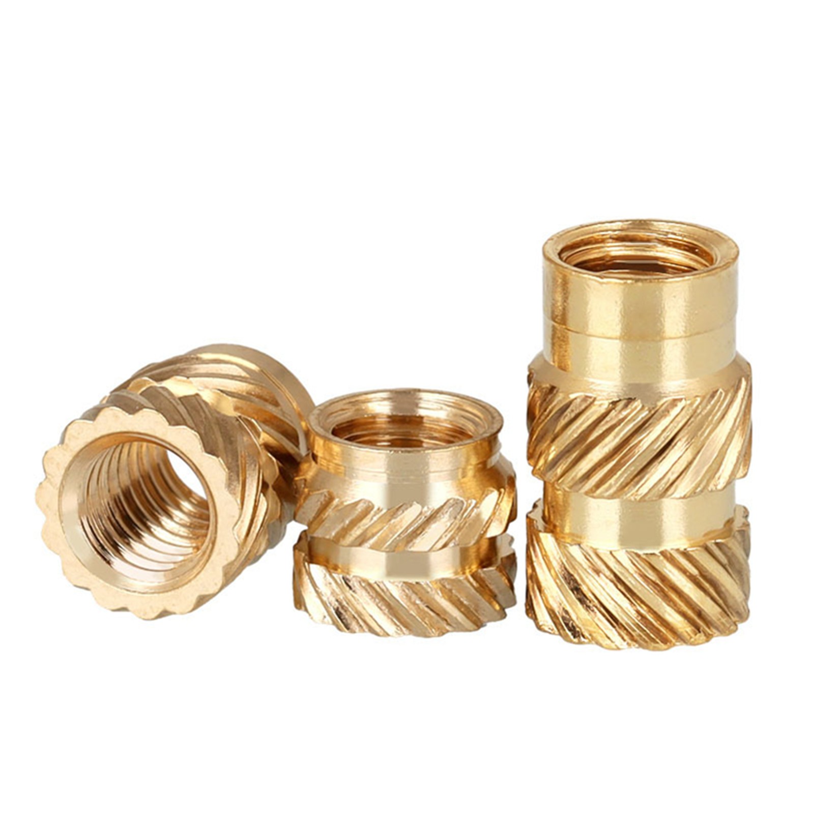 300pcs Threaded Insert M2- M6 Insert Brass Knurled Nuts For Plastic 3D Printer