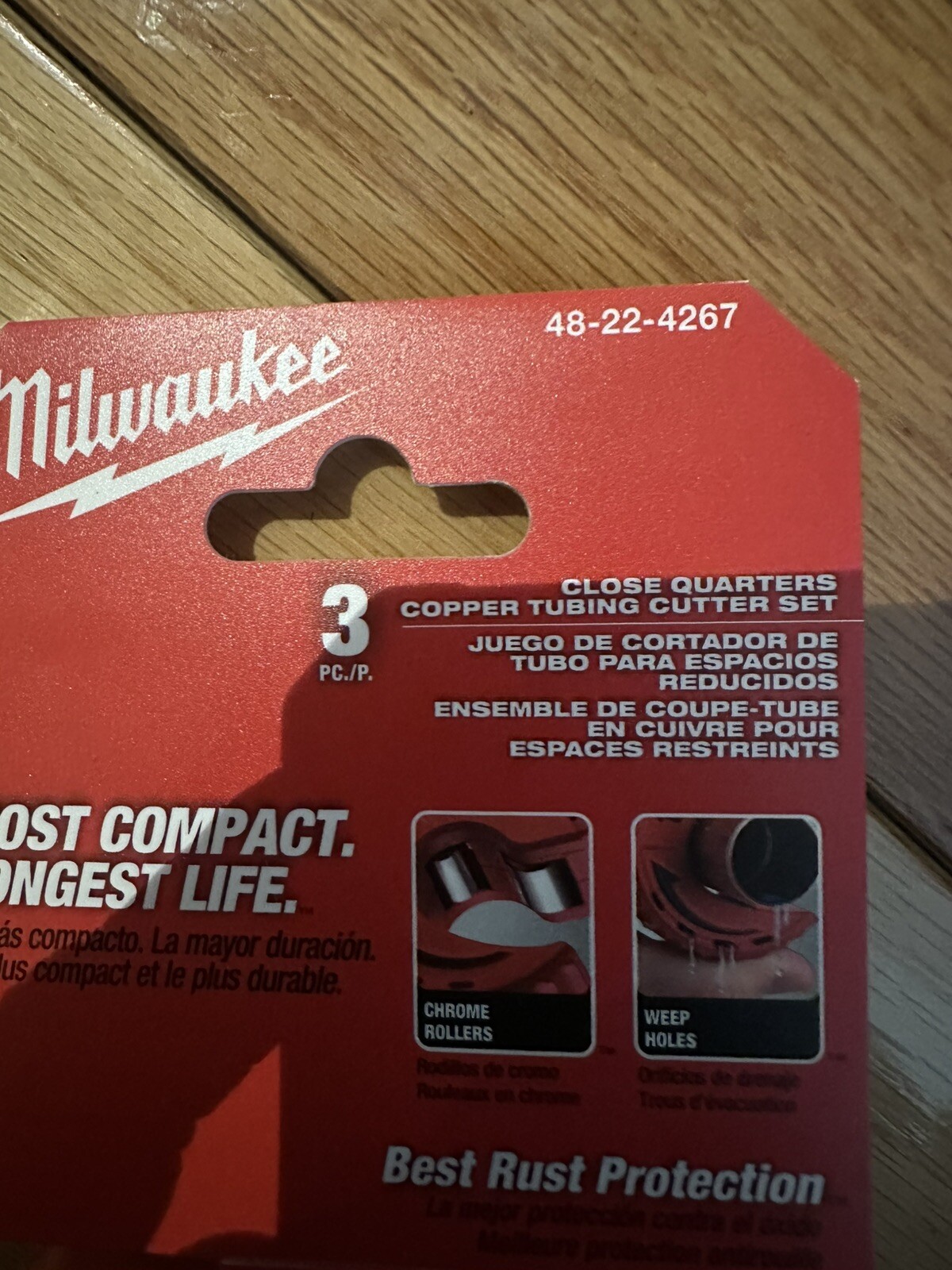 3 MILWAUKEE 3 PCS CUTTER SET 48224267