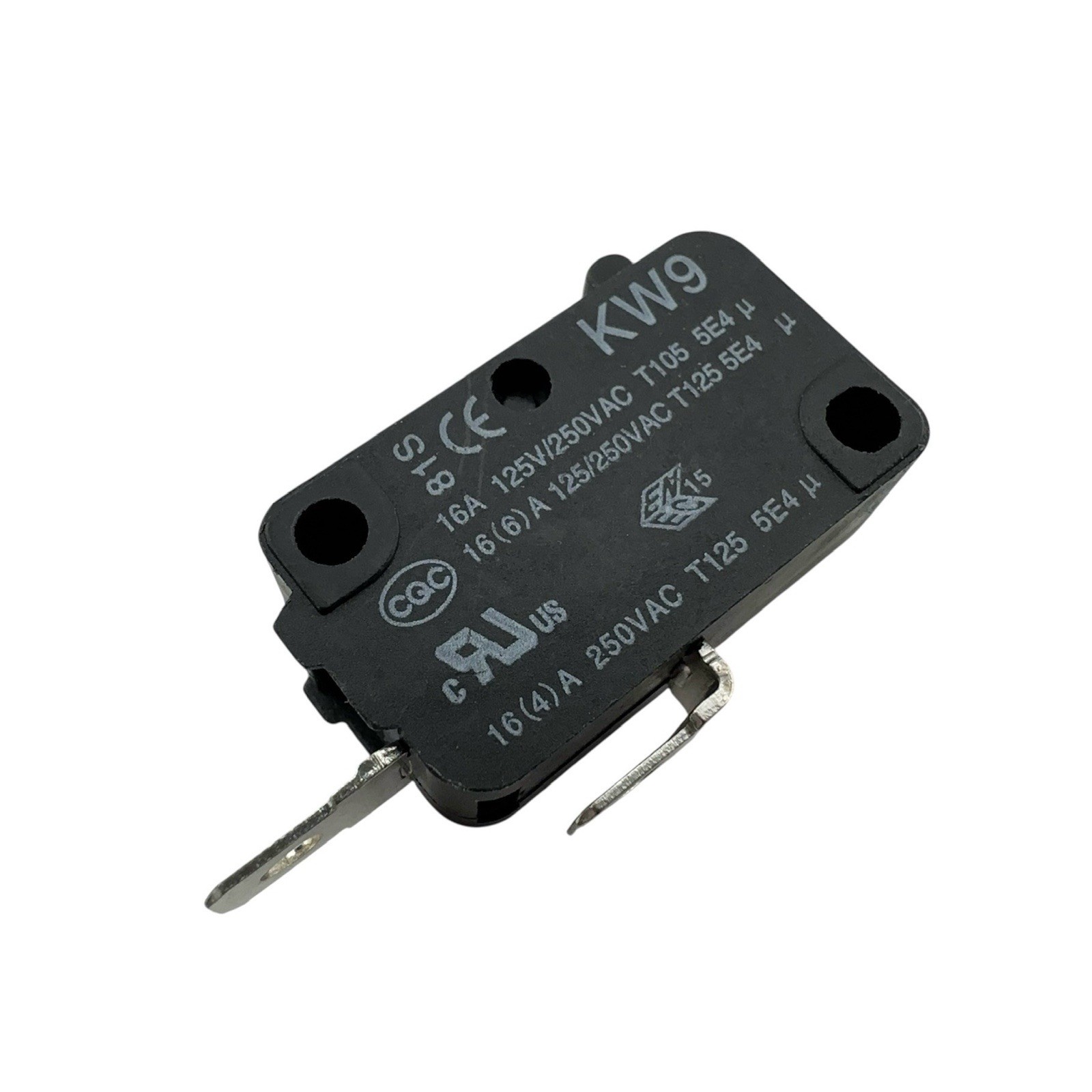 2Pcs – QiAOH KW9 Micro Limit Switch 2-Pins 16A 125/250VAC Normally Open