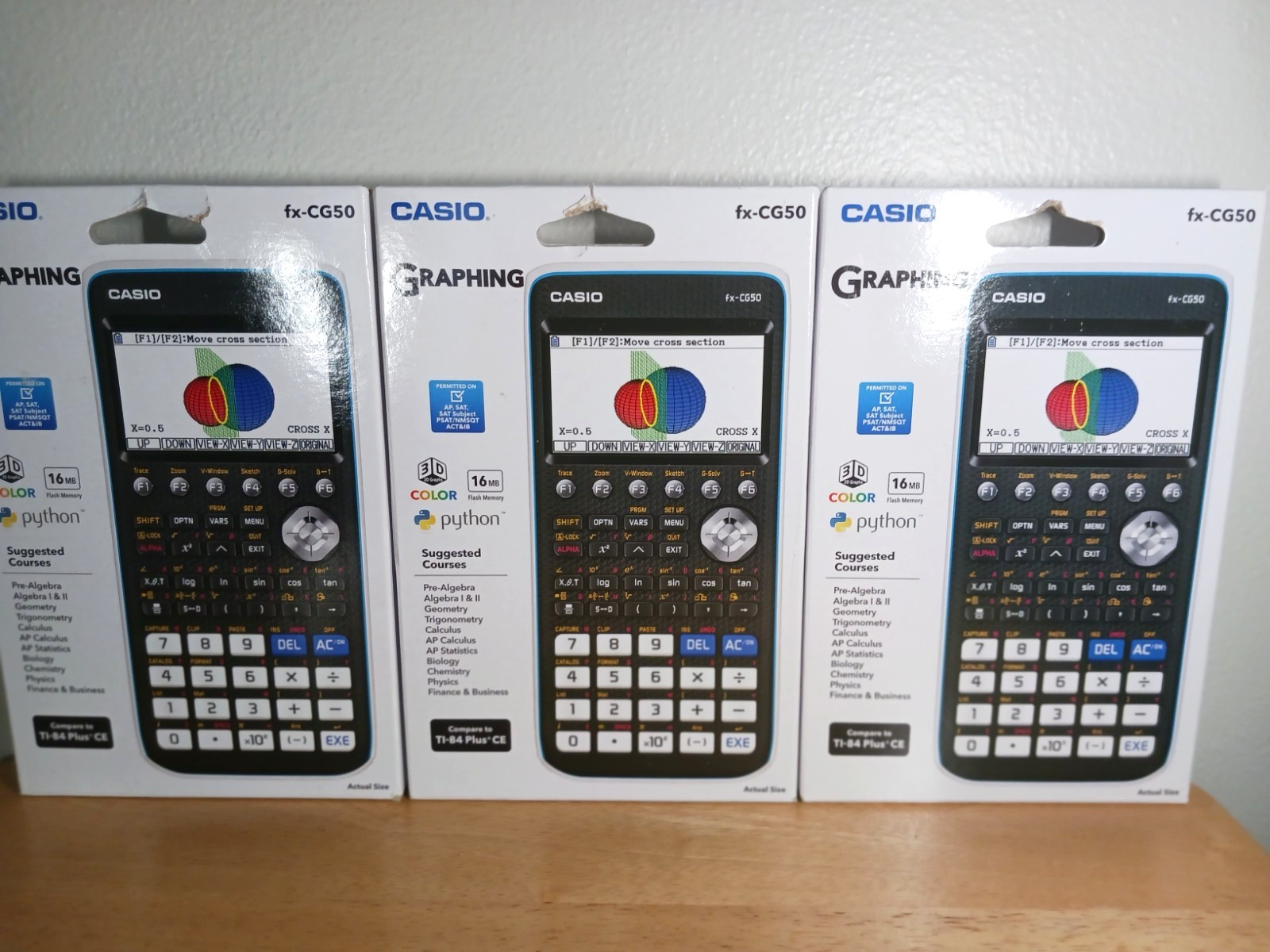Casio Fx-CG50 Graphing Calculator Lot of 3 New Please Read Description