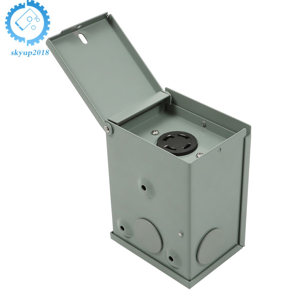 30A Power Outlet Box 4-Prong Power Outlet Box 125/250V NEMA L14-30R ETL Listed