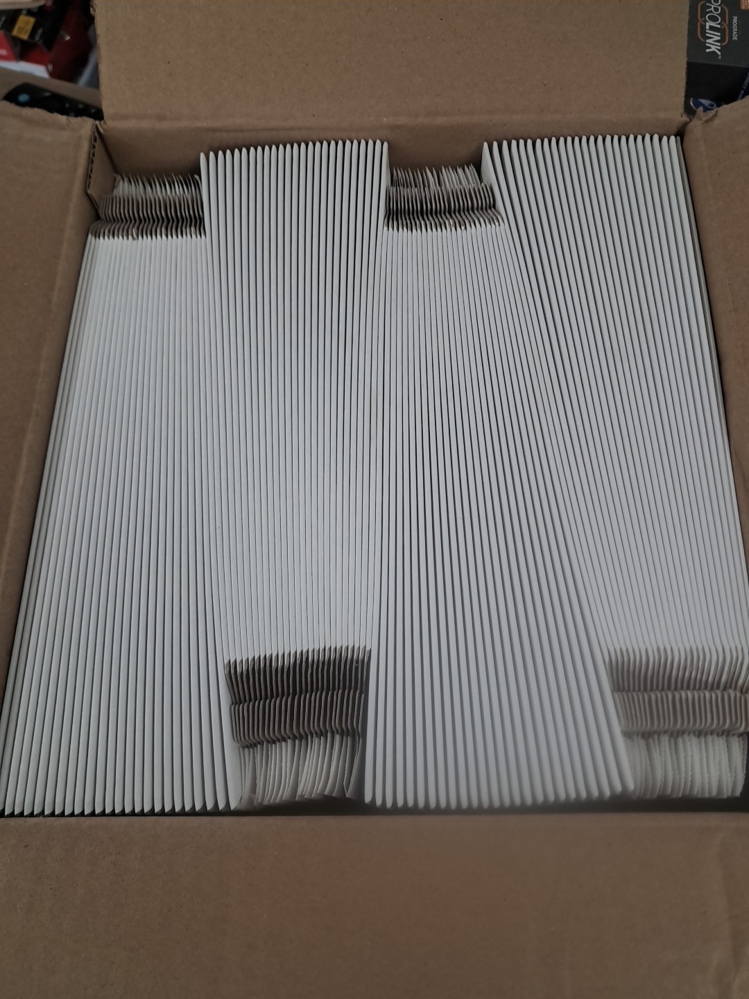 100 – 7×9 White Rigid Stay Flats Self-Seal Cardboard Envelope Mailers 7″x9″