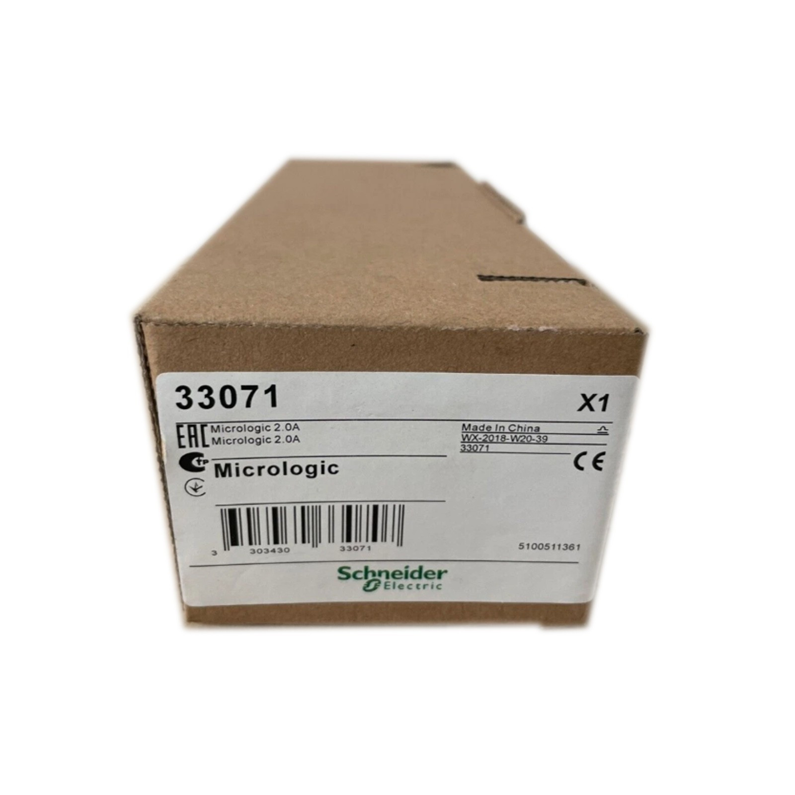 New Schneider 33073 Micrologic 6.0A In Box Expedited ShippingControl unit brand