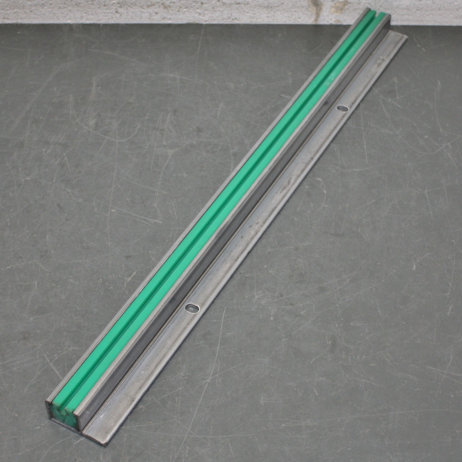 MJ May #35 Chain Guide GS-CKG15V35-2 FT, 24″, Green UHMWPE, Stainless Steel