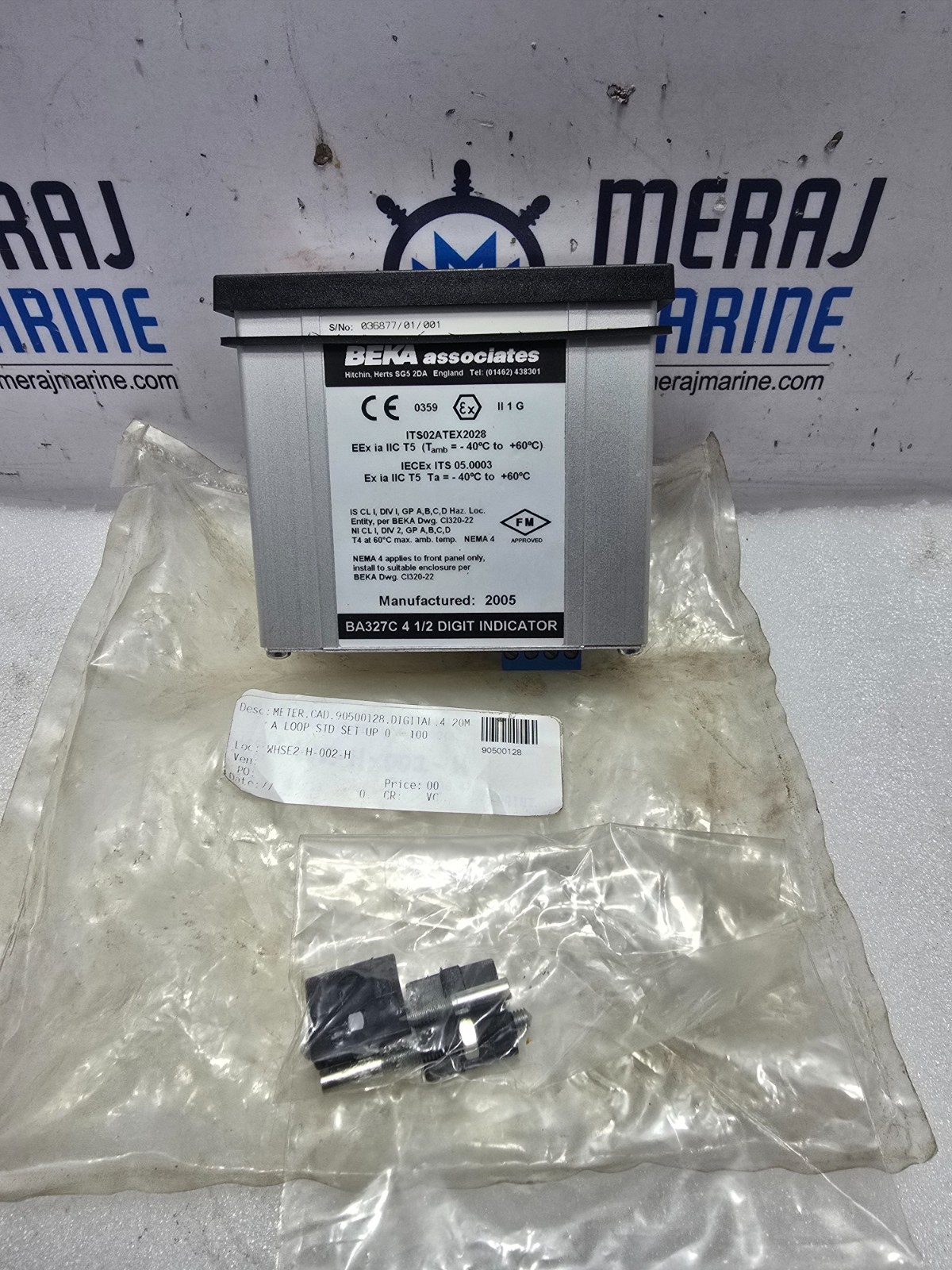 Beka BA327C 4 1/2 Digit Indicator Display 0.00 To 100.00