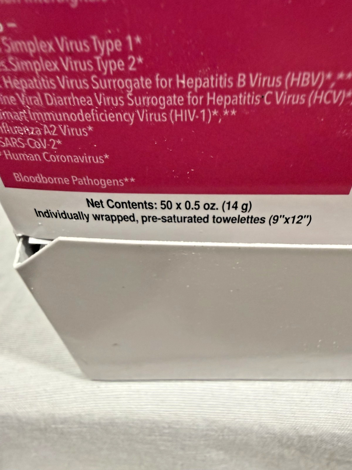 Metrex CaviWipes XL Disinfecting Wipes 50 Count Canister Hospital Medical New
