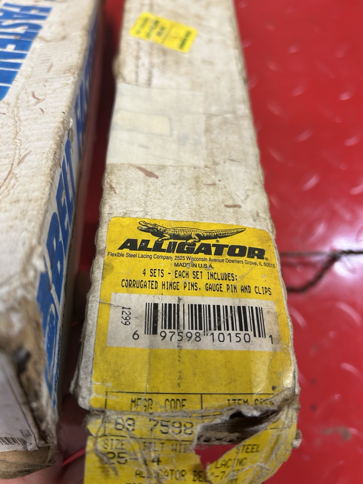 clipper belt lacer tool No. O-4 / Belt Fasteners. Alligator Brand And Other .