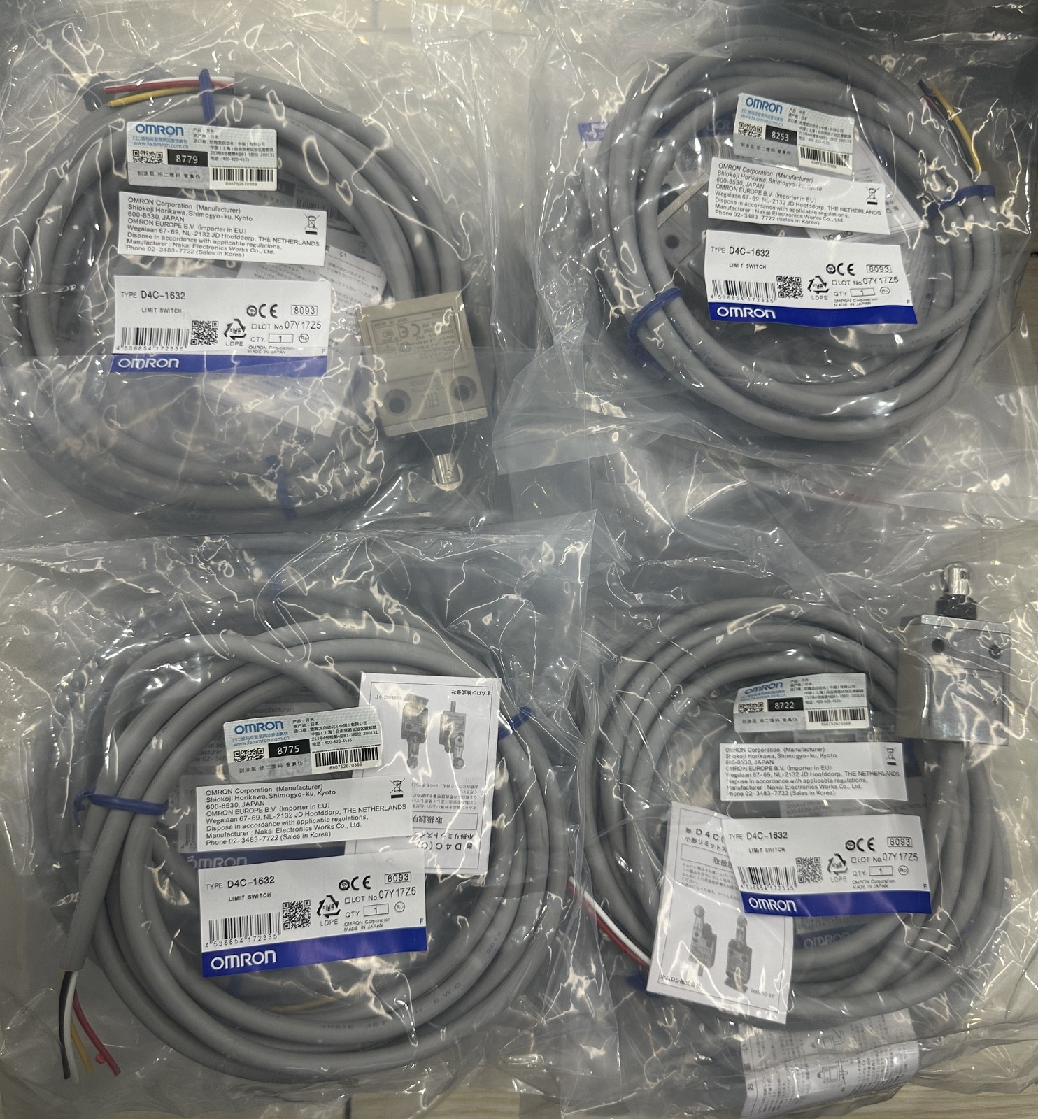 D4C-1632 Omron New Limit Switch 1PCS D4C1632: US Inventory, Fast Dispatch