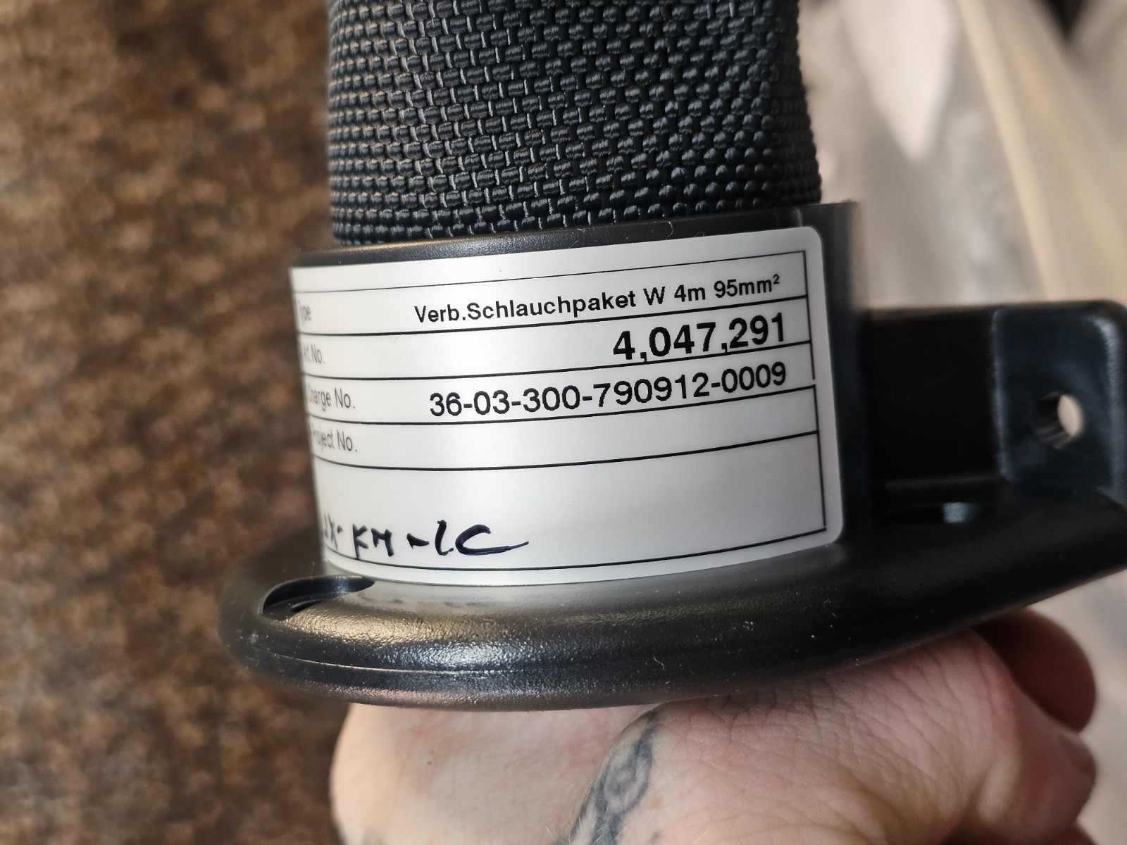 Fronius 4,047,291 Connecting Hose package W/4m/95mm² for VR 1500