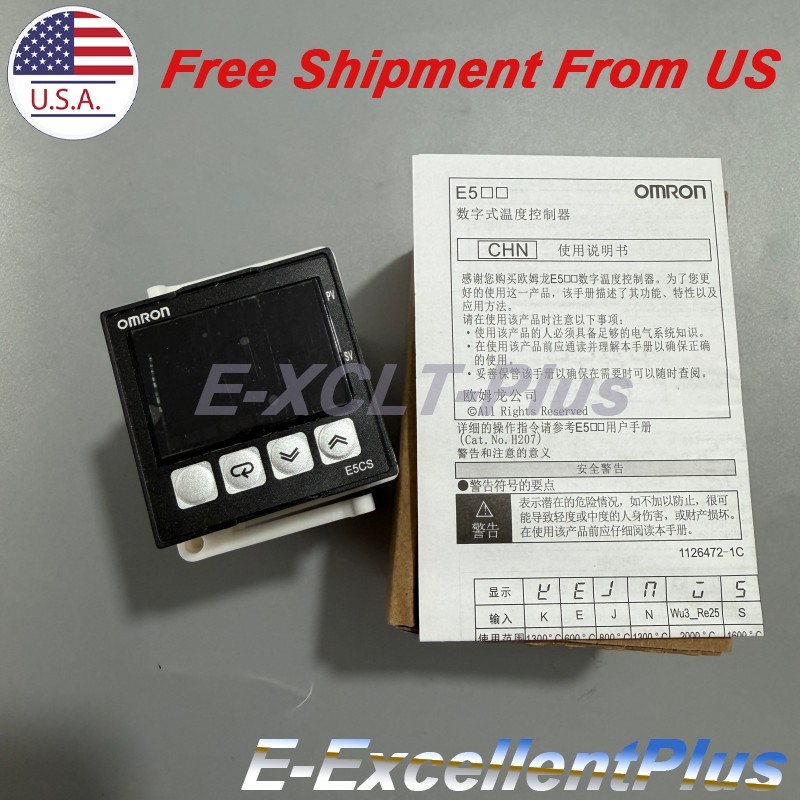 New For Omron E5CSV-R1KJ-W Digital Temperature Controller E5CSVR1KJW USA Stock