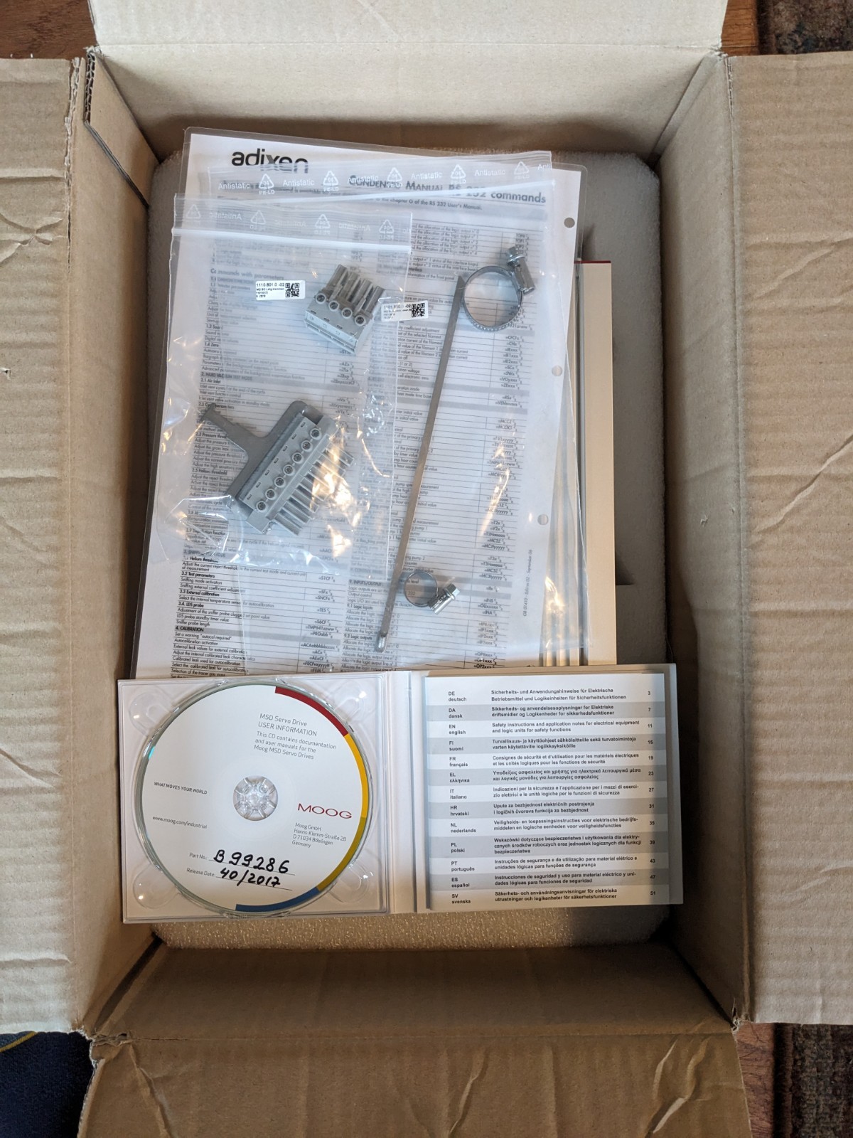 Moog G392-012-140-002 Servo Drive