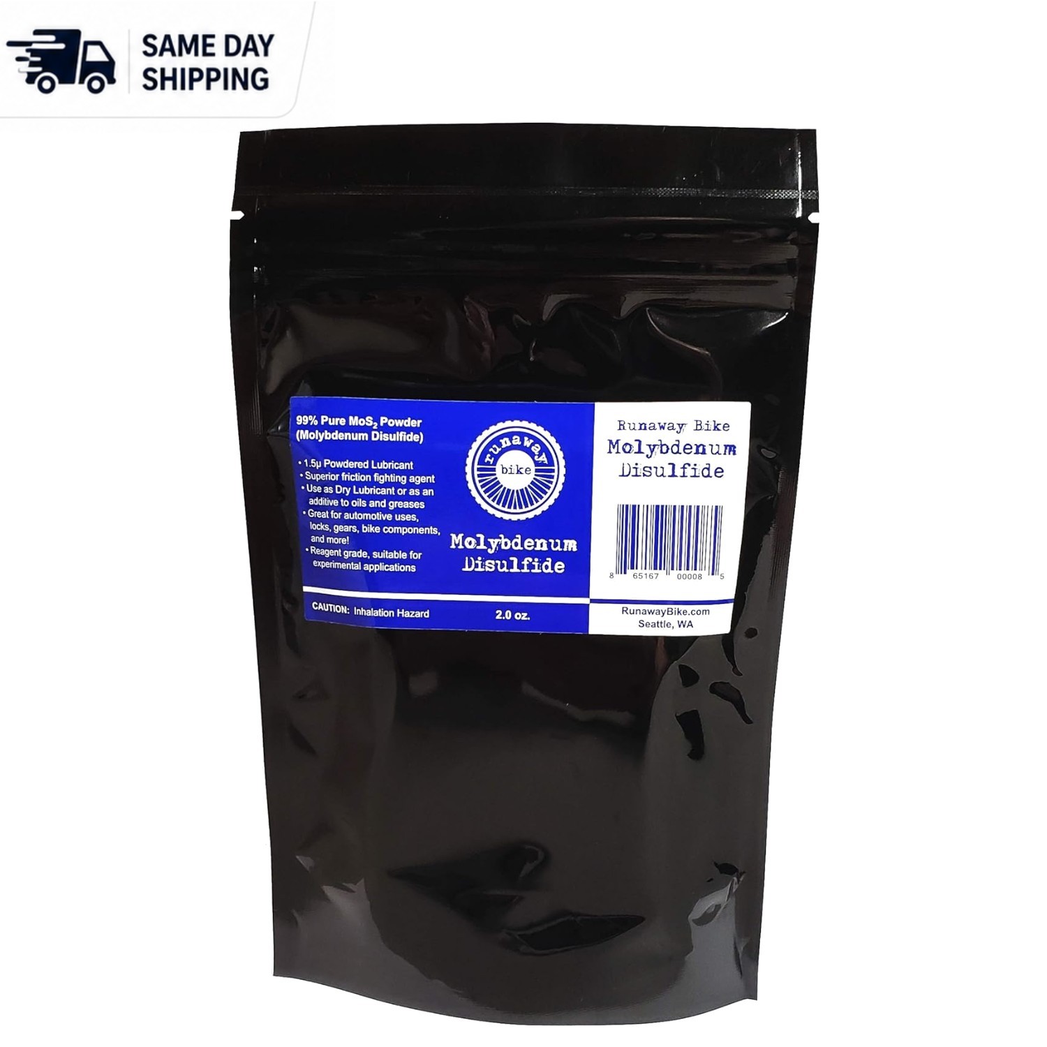 2 oz. Superior MoS2 Graphite Powder – Ideal for Automotive and Industrial Needs