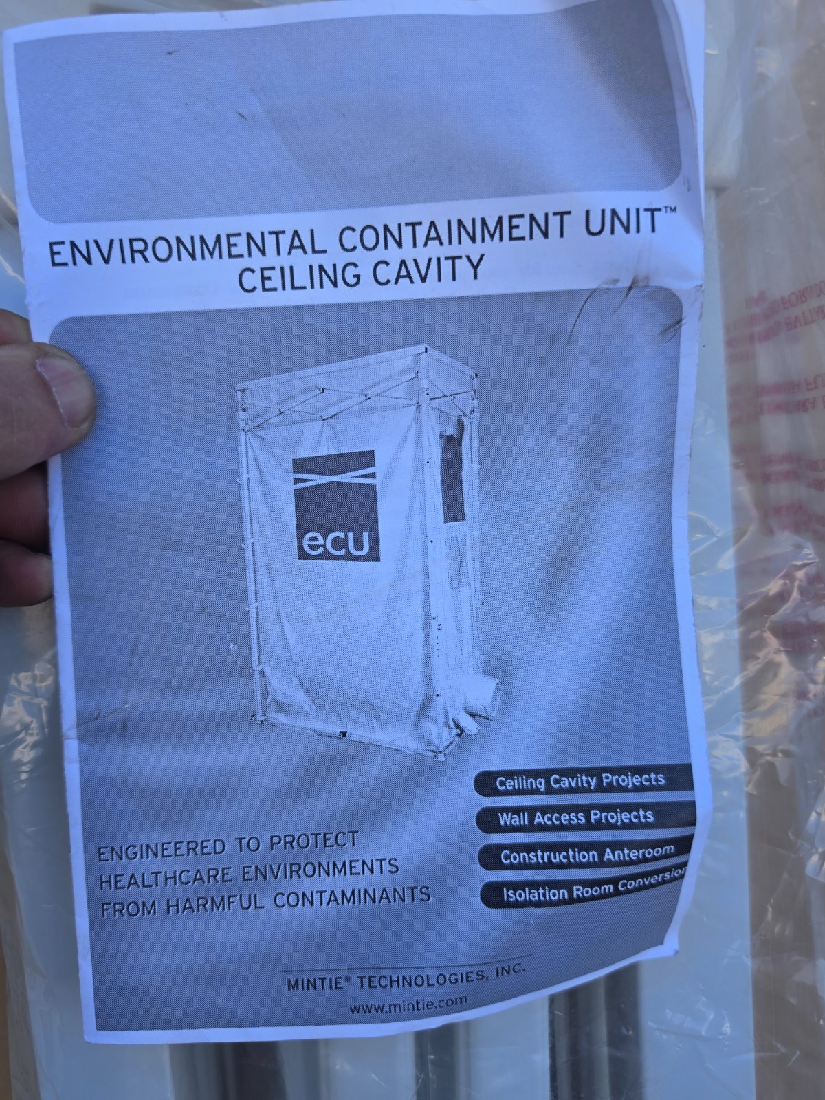 Mintie Technologies Environmental Control Unit, 30″ x 56″ ceiling cavity