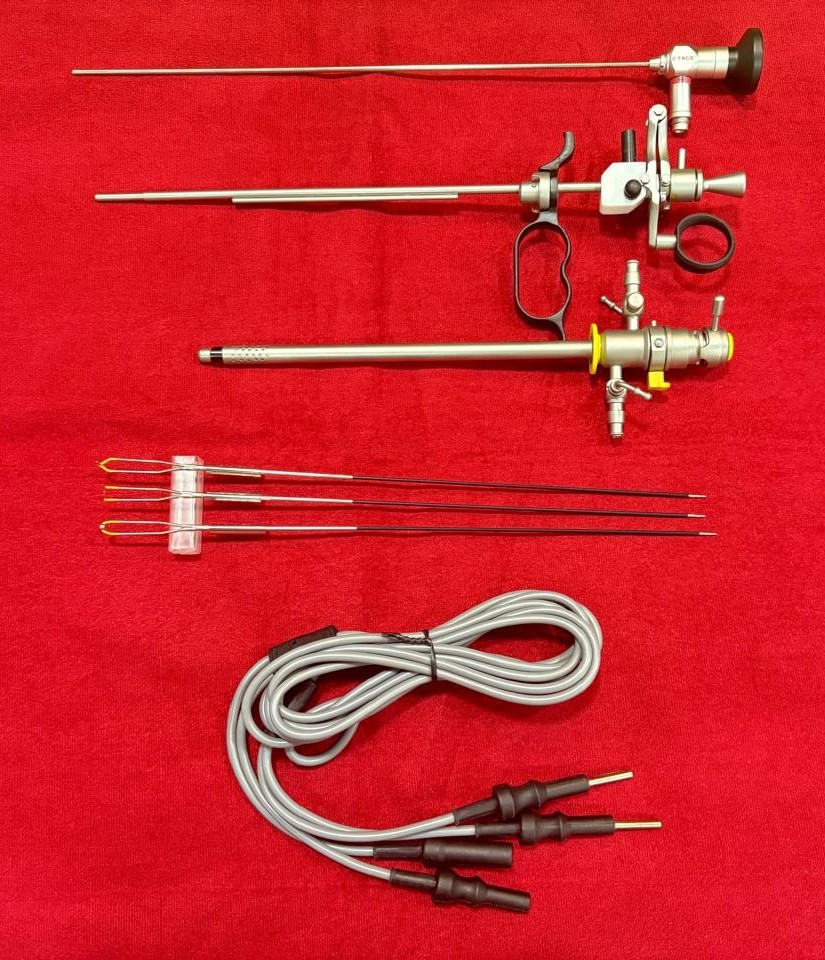 TURP Bipolar Resectoscope Set Large, 24 Fr. With Optics 4mm Best Quality Reusabl