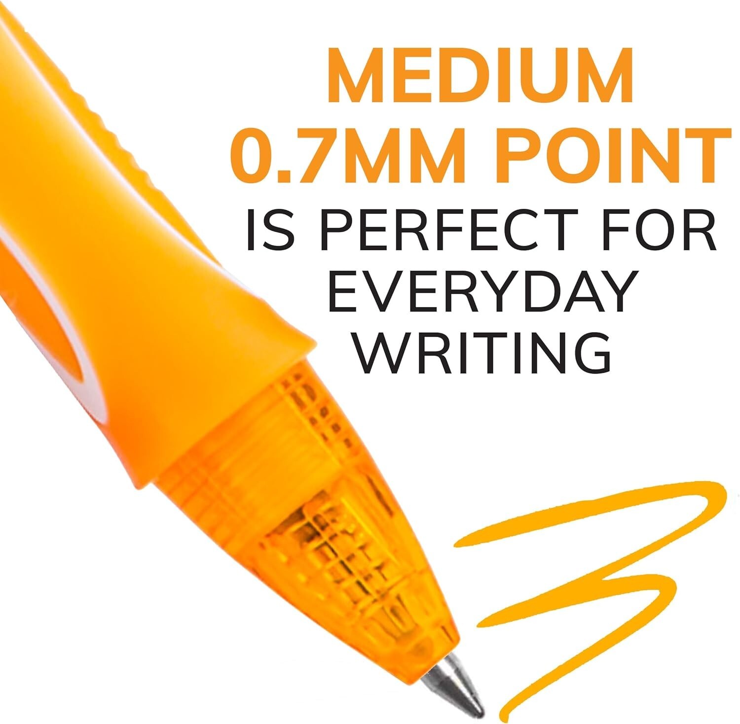 BIC Gelocity Quick Dry Assorted Colors Gel Pens, Medium Point (0.7Mm), 12-Count
