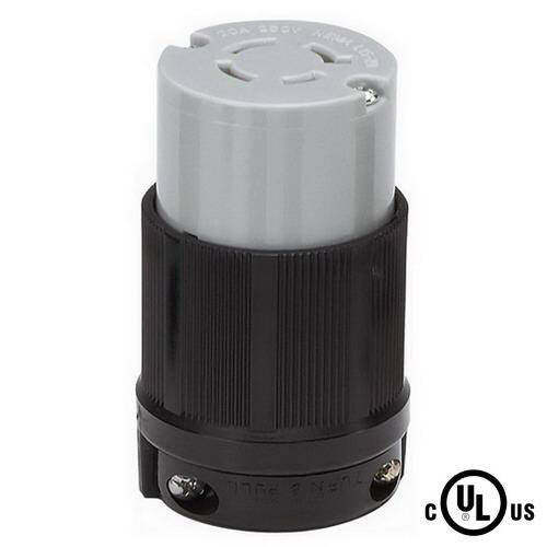 OCSParts L15-20R Locking Connector, 20A 250V, 3A, NEMA L15-20R
