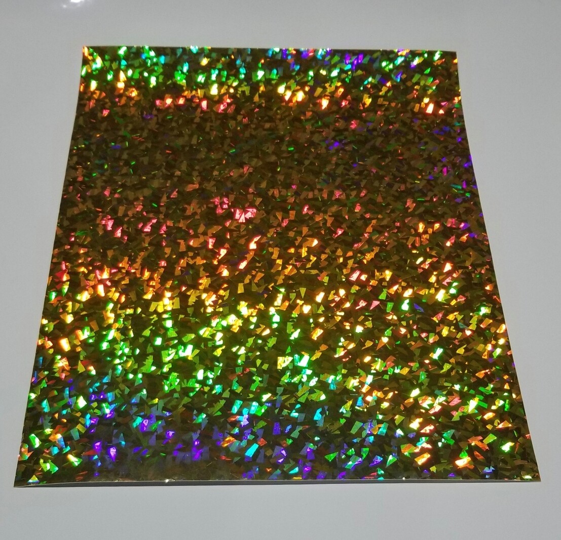 Gold Crystal Film Sign Plotter Vinyl Film