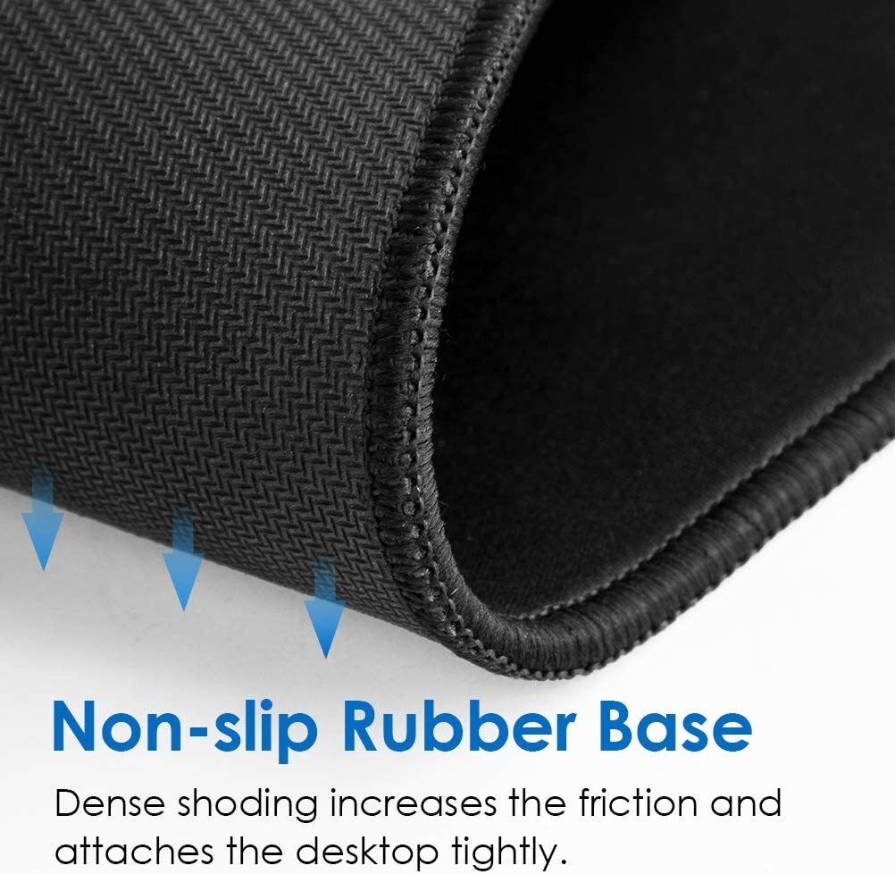 Non-Slip Mouse Mat Mice Pad Waterproof PC Computer Laptop Desk Mousepad new