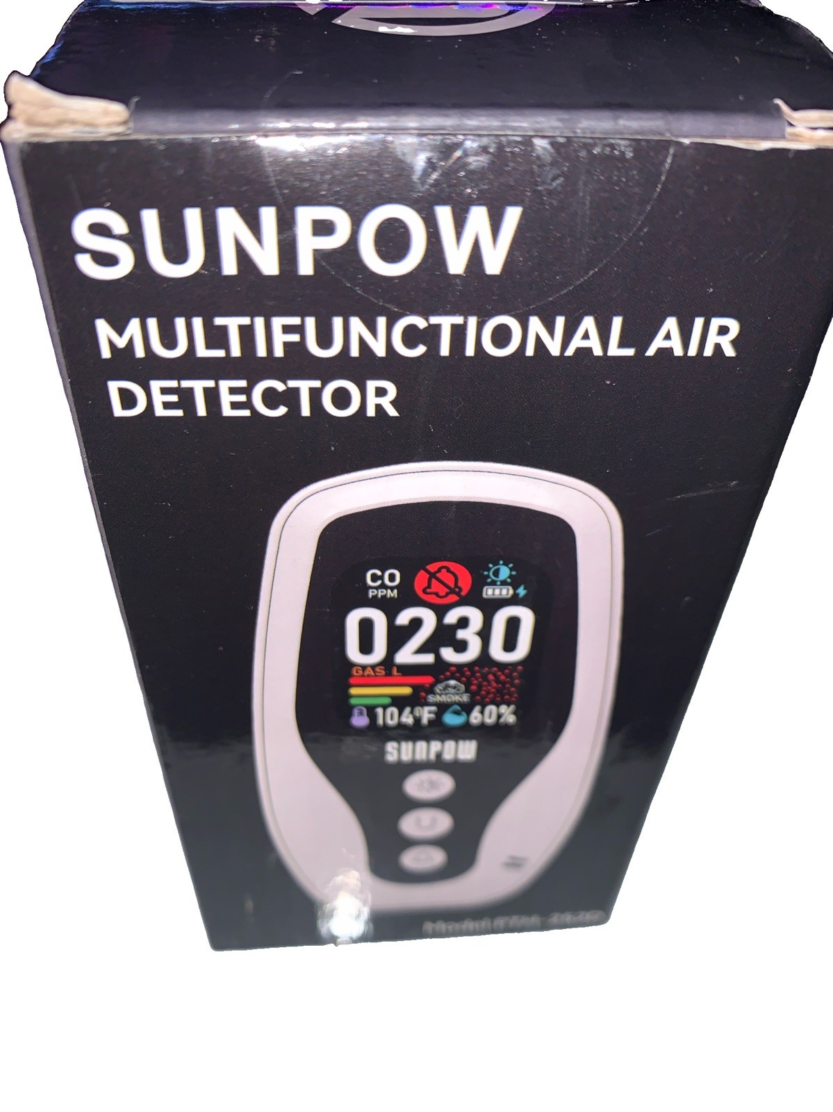 6-in-1 Plug-In Carbon Monoxide Detector – Natural Gas Leak Detector-Smoke Alarm