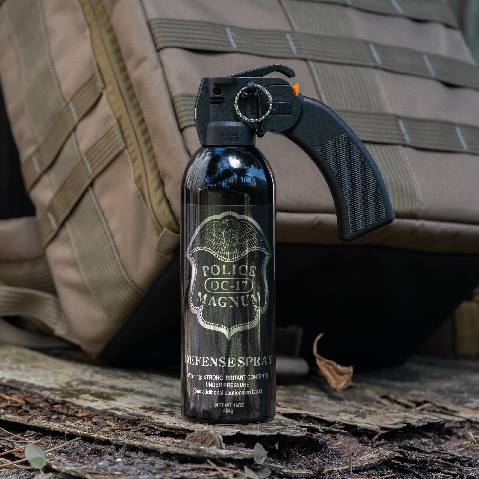 POLICE MAGNUM pepper spray 16 ounce Riot Pistol Grip Fog Home Office Security