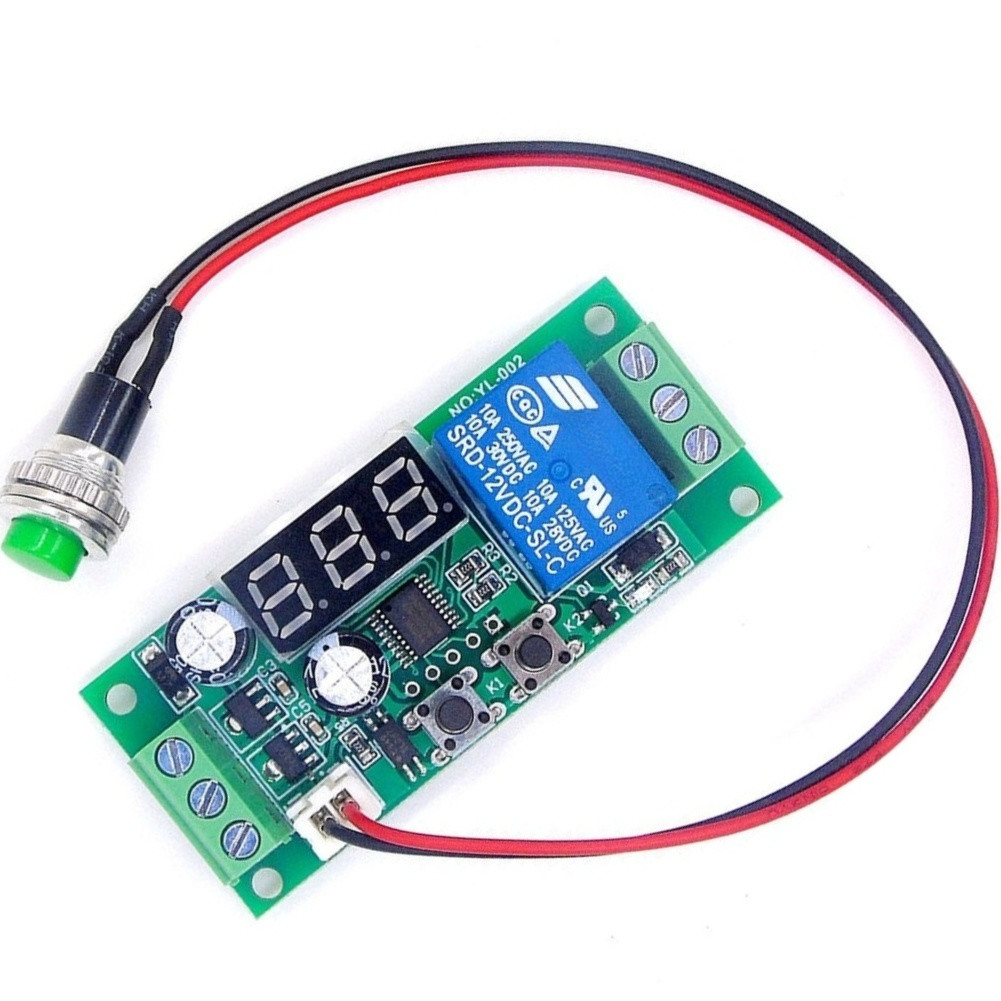 5V 12V 24V Time Delay Relay PCB Based Adjustable 0.01-999 Minute Delay
