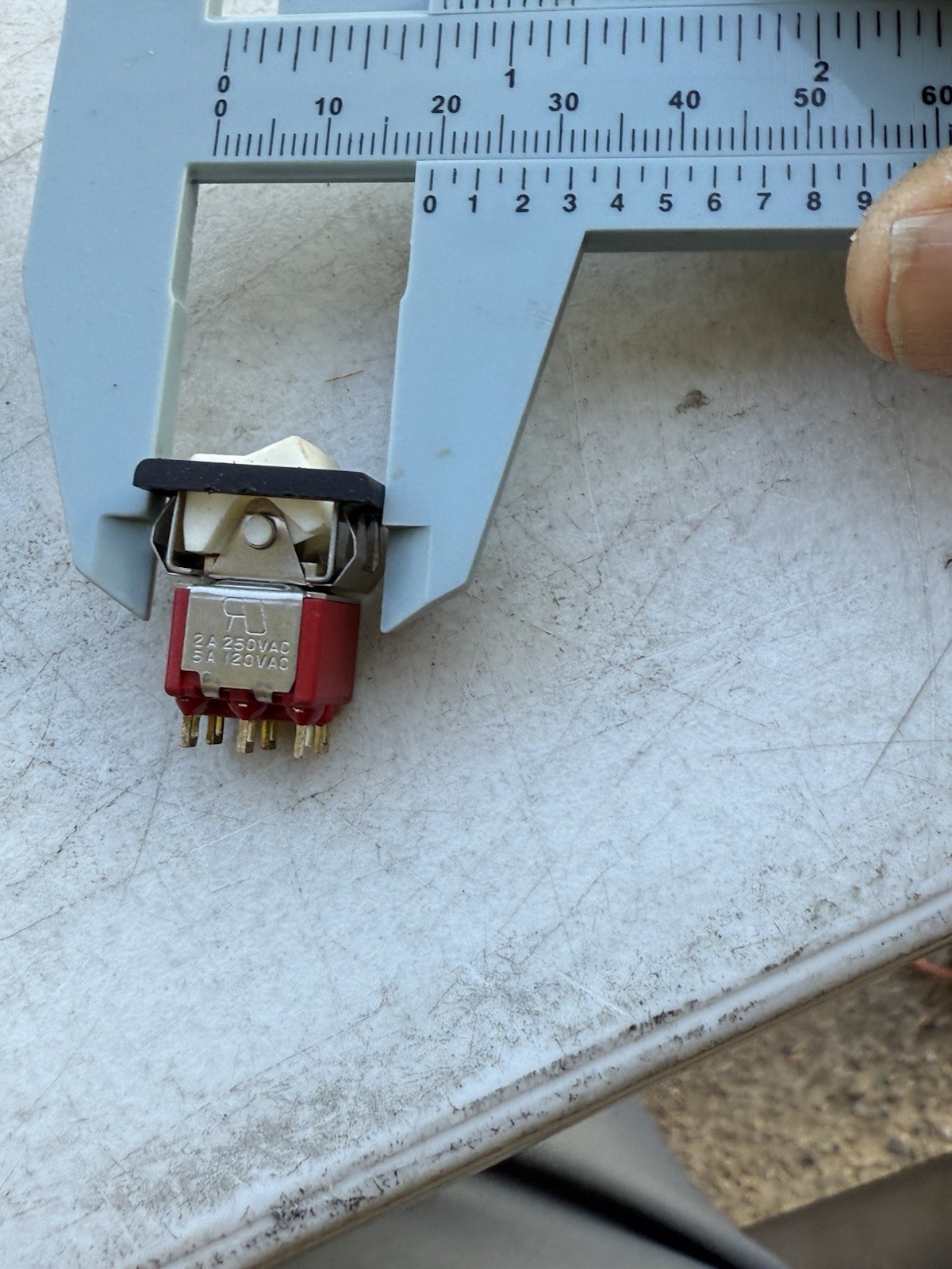 C&K Rocker Switch ON/ON (5pcs)