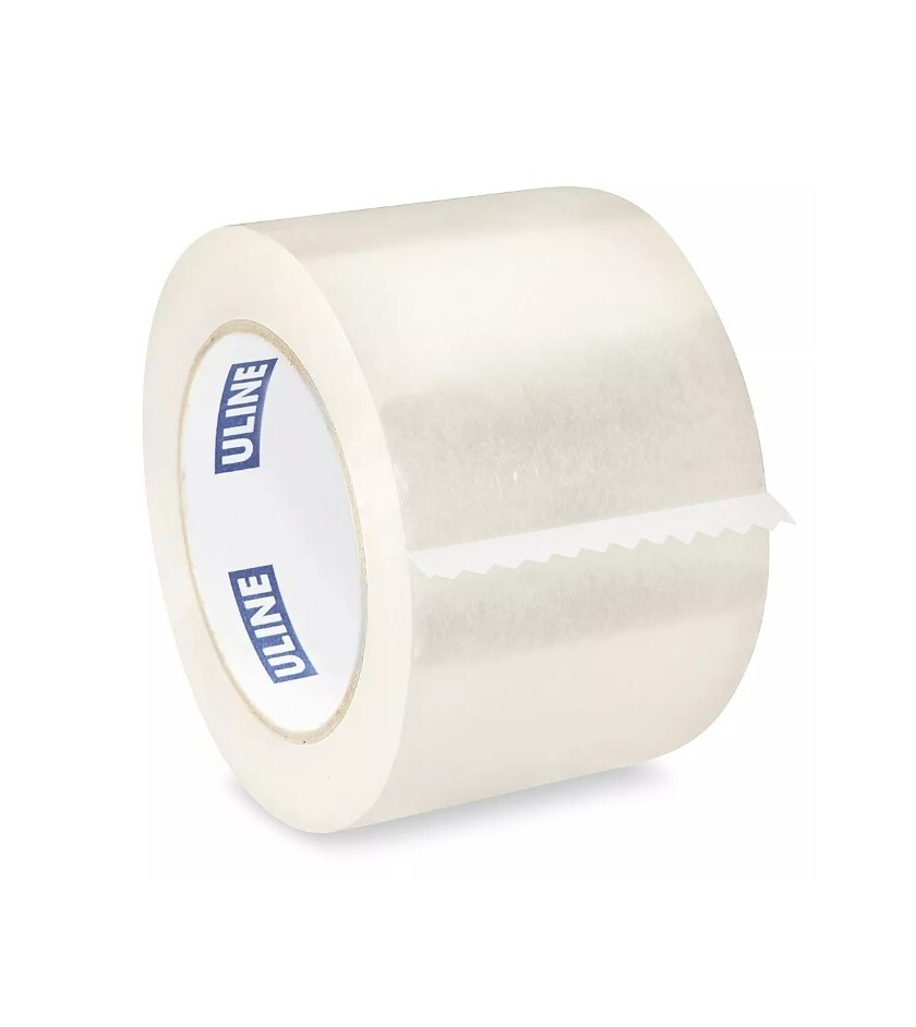 Uline Industrial Packing Tapes – 2″ & 3″ – 55yds To 110yds – 2mil Clear & Tan