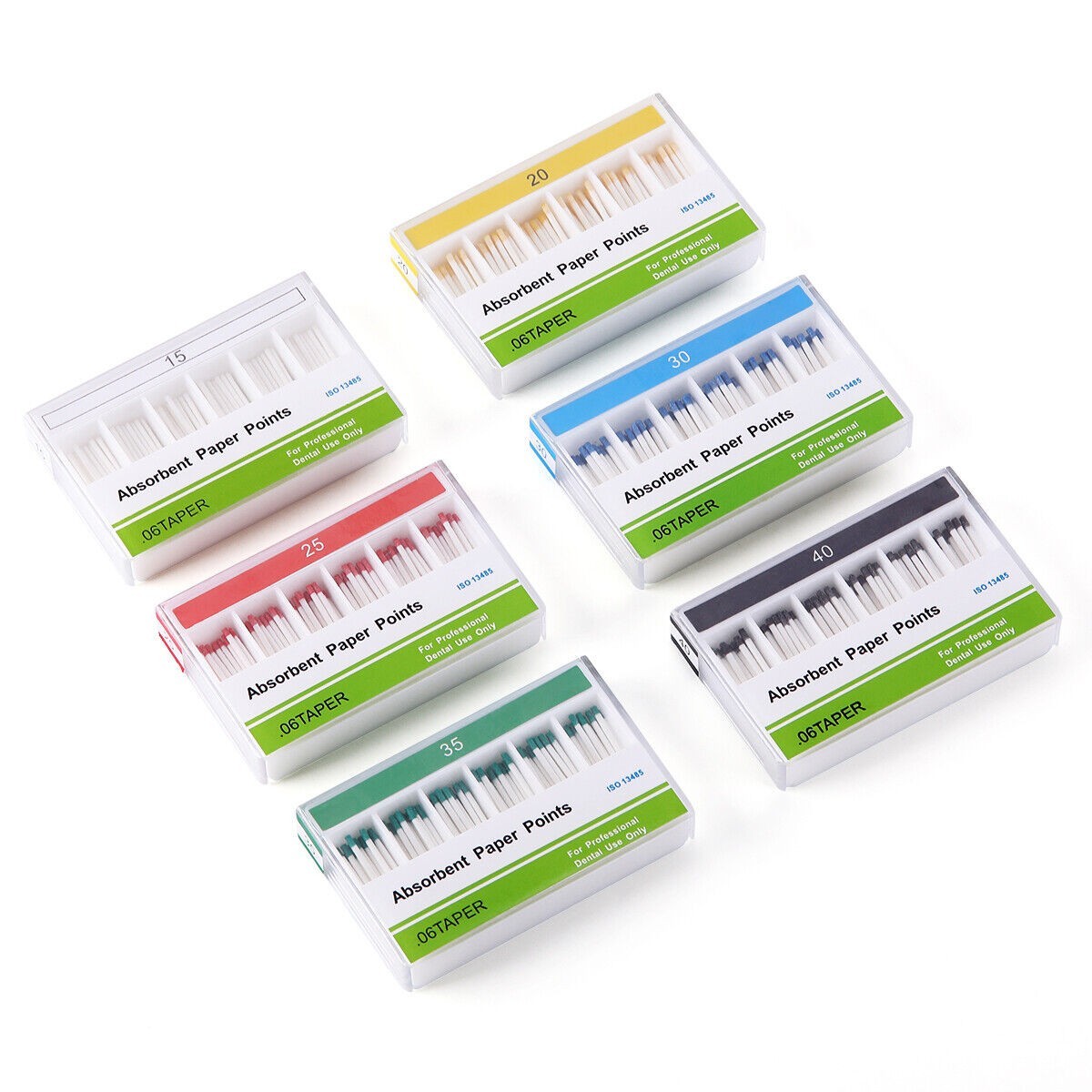 Dental Absorbent Paper Points Endodontic 0.02/0.04/0.06 Root Canal Obturation