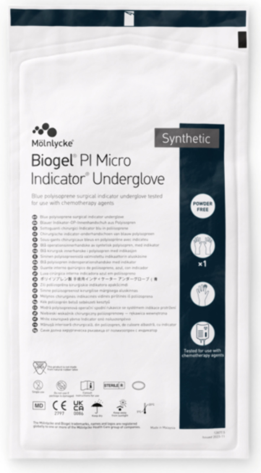 Mölnlycke Biogel PI Micro Indicator Underglove Size 6 48960 – 50 pack