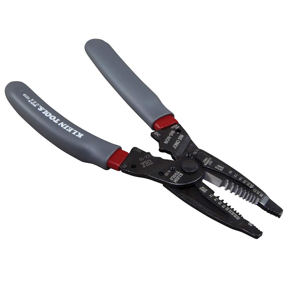 Klein Tools 1019 10 – 26 AWG Solid, 12 – 28 Stranded, Gray/Red
